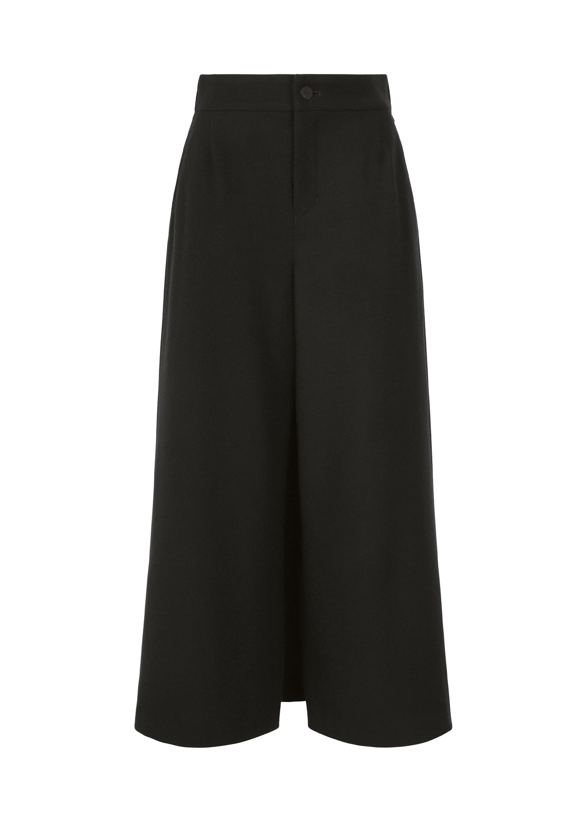 MILLED FLANNEL Trousers Black
