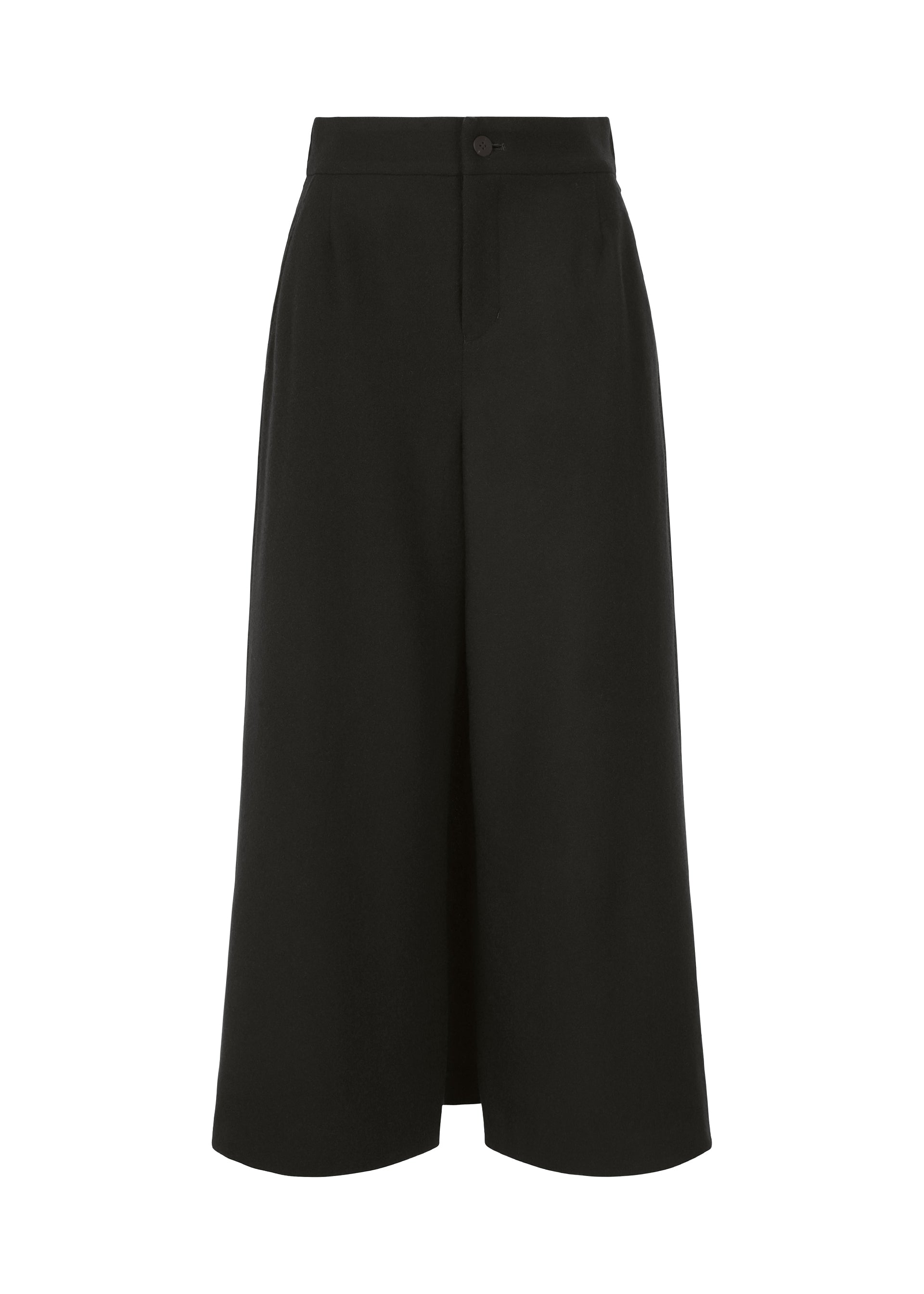 MILLED FLANNEL Trousers Black