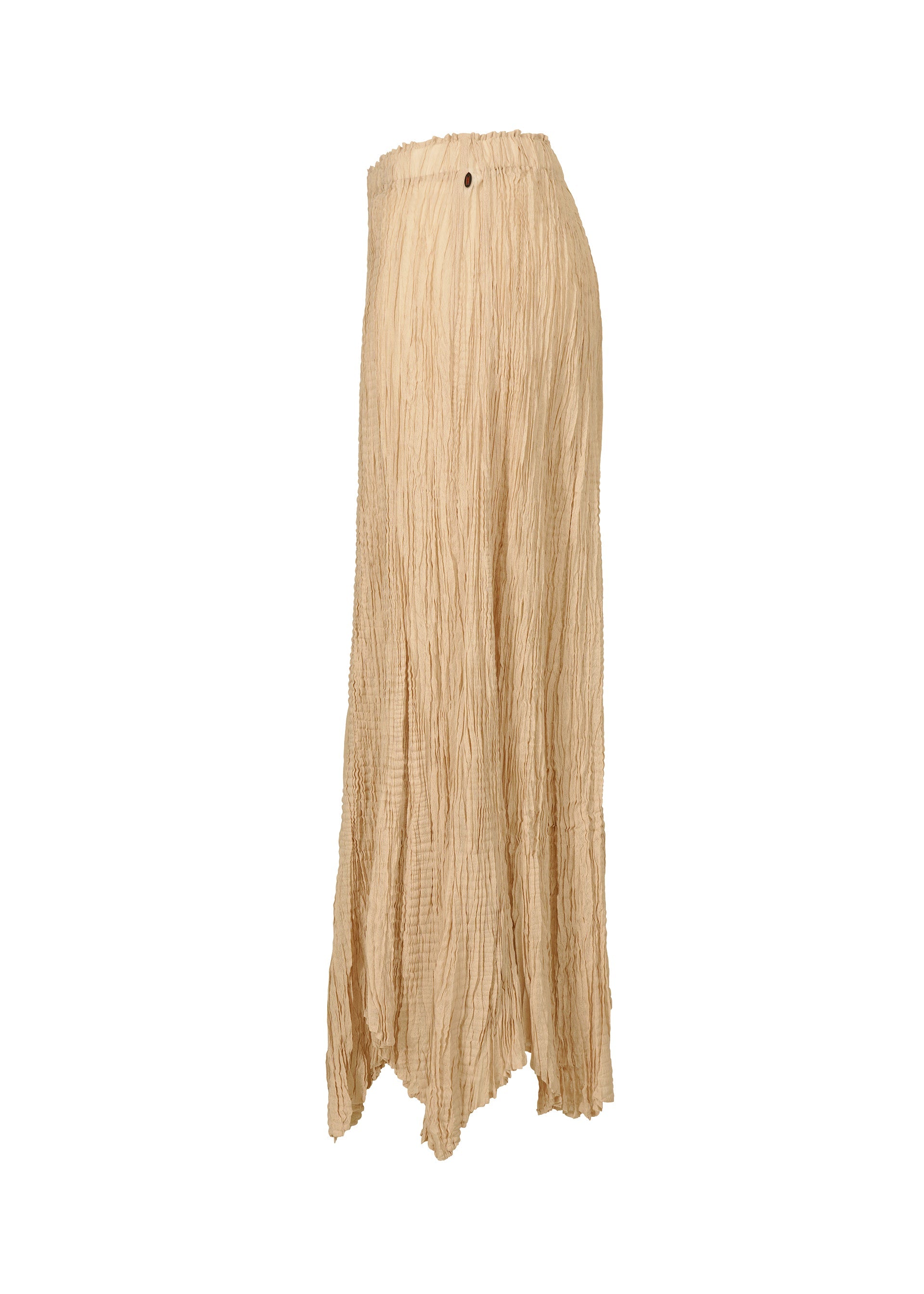 A detail shot of the HAAT TATSUMAKI SKIRT skirt.