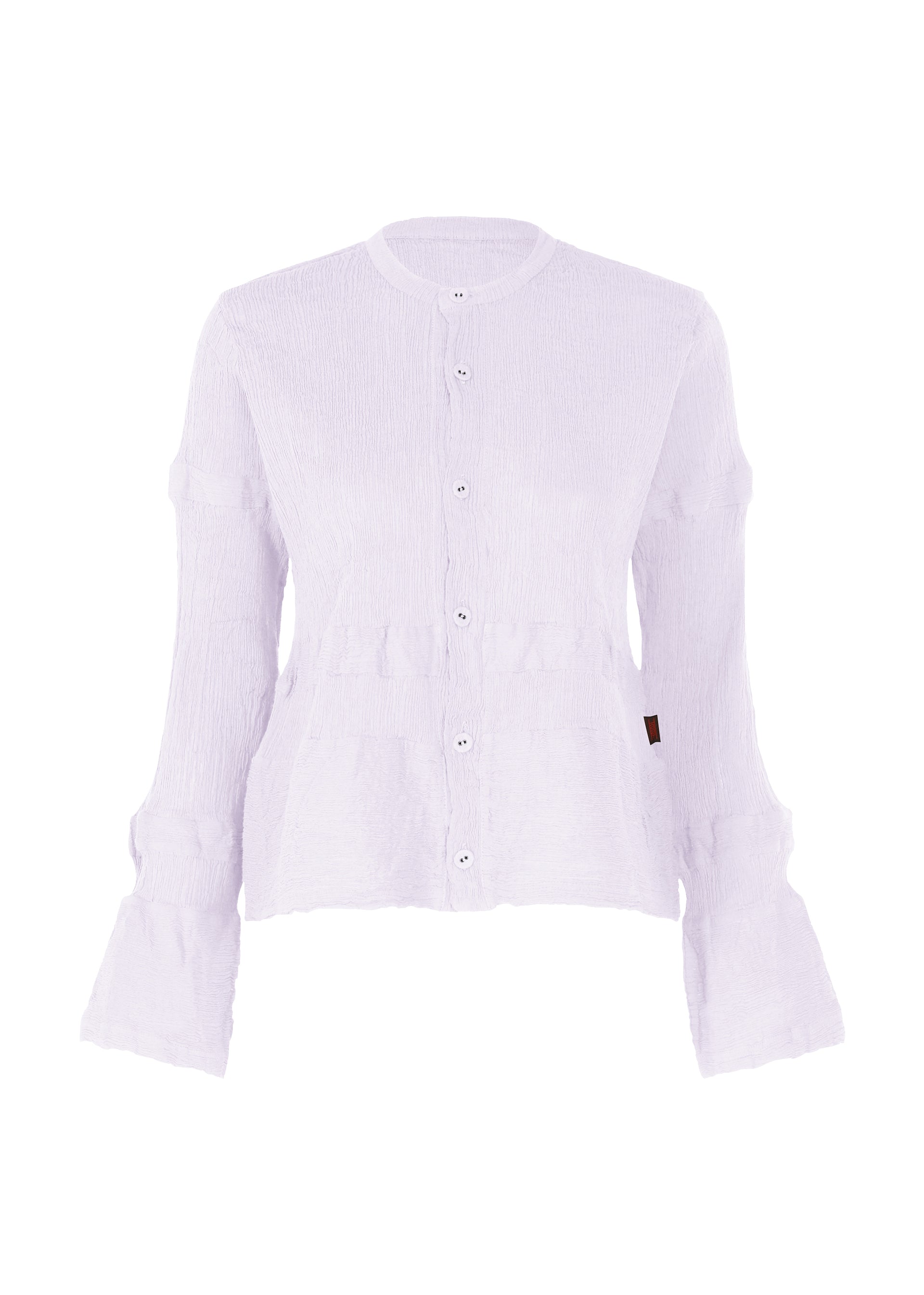 KYO CHIJIMI HORIZONTAL STRIPE Cardigan Light Purple