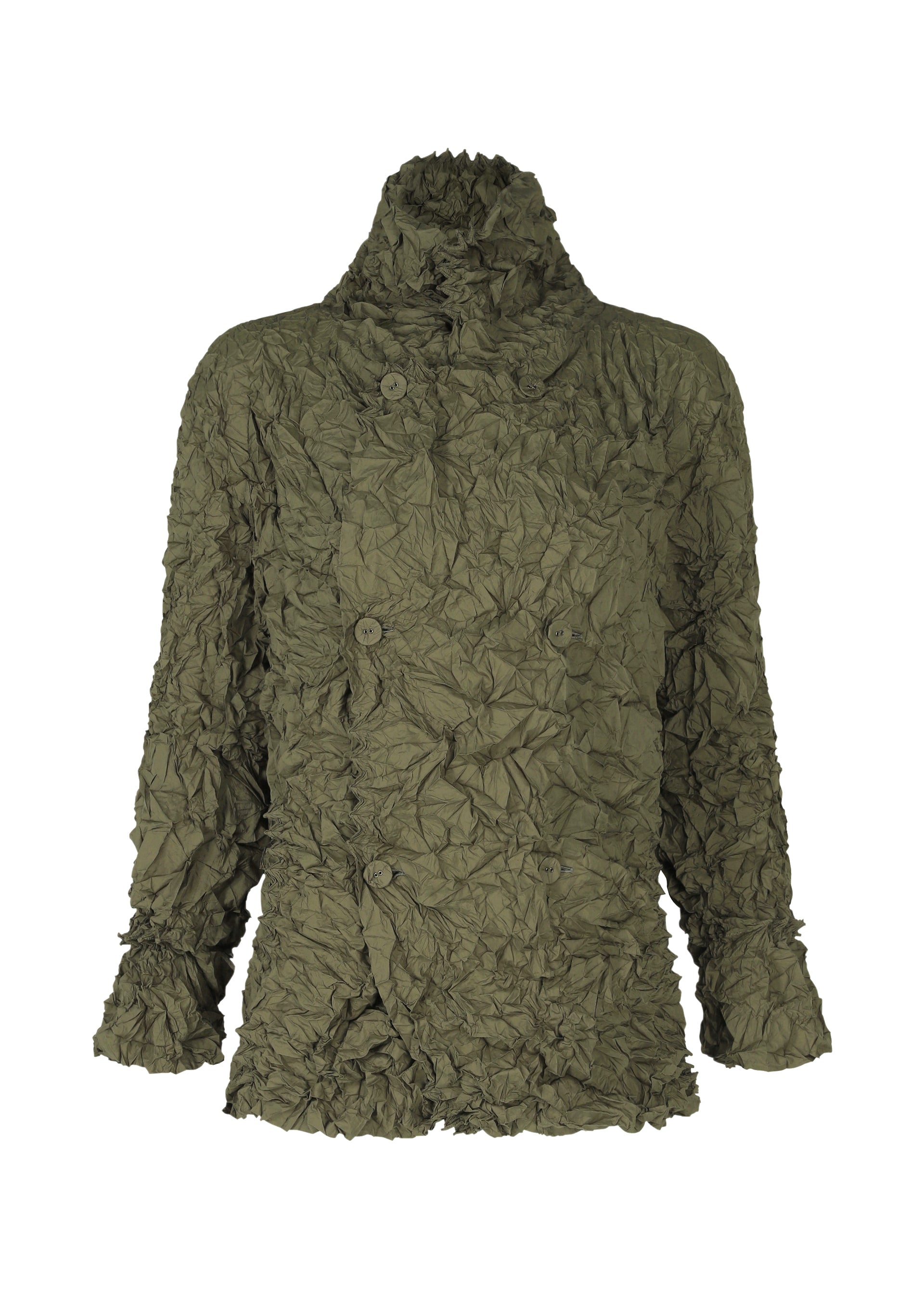 KUMO SHIBORI PARKER Cardigan Khaki