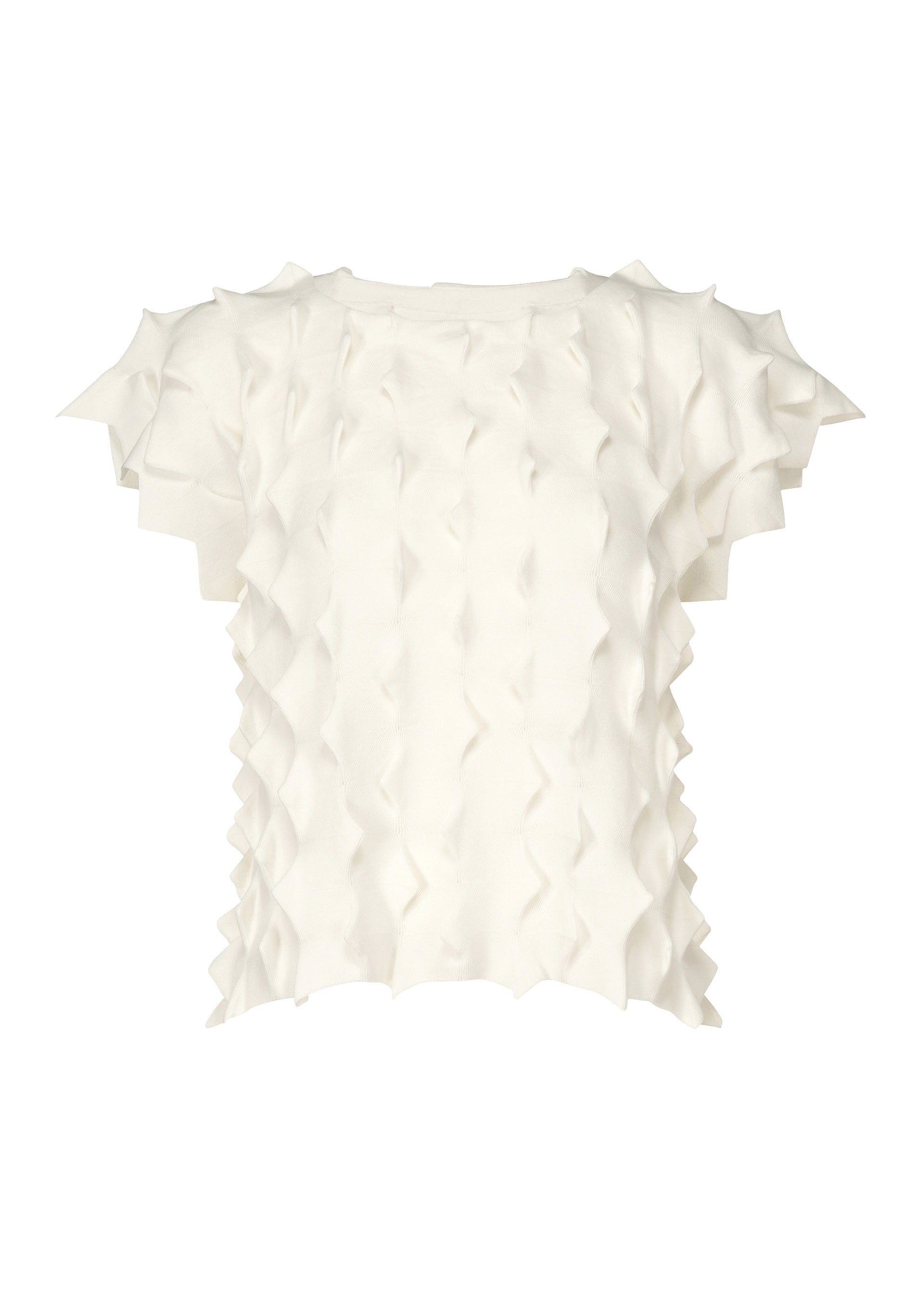 ZIG KNIT Top Off White