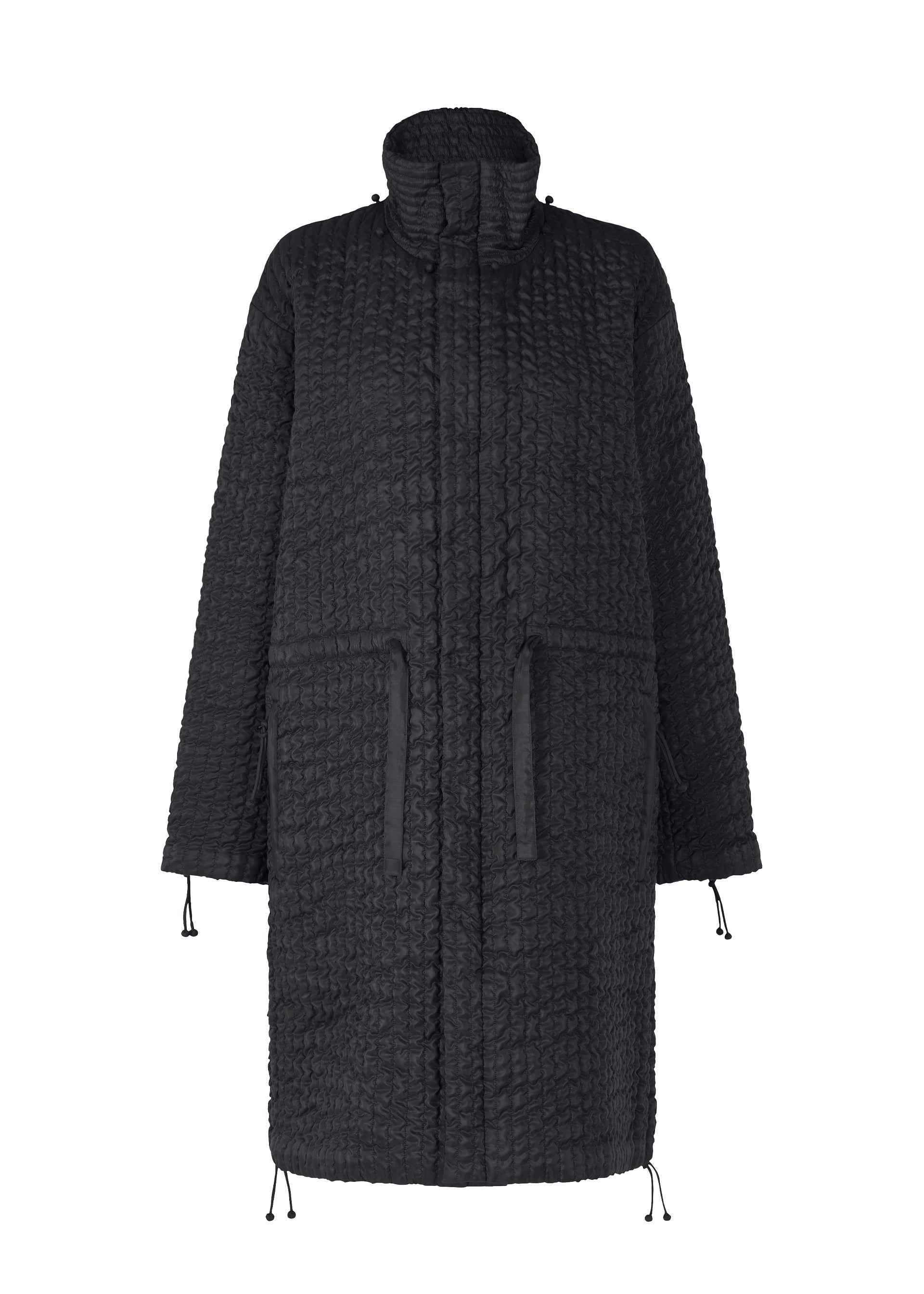 HOODED KABIRA COAT Coat Black