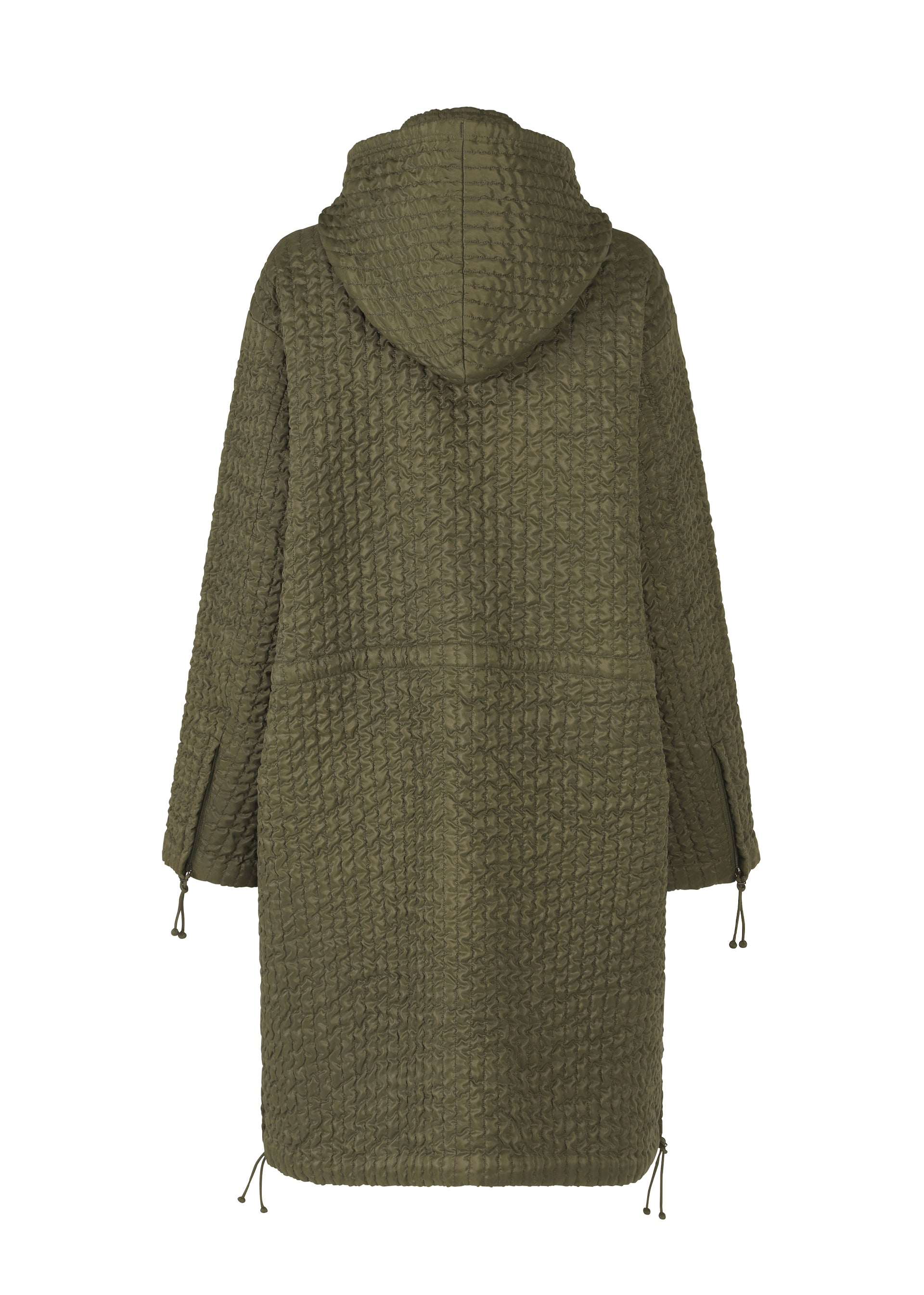 HOODED KABIRA COAT Coat Black