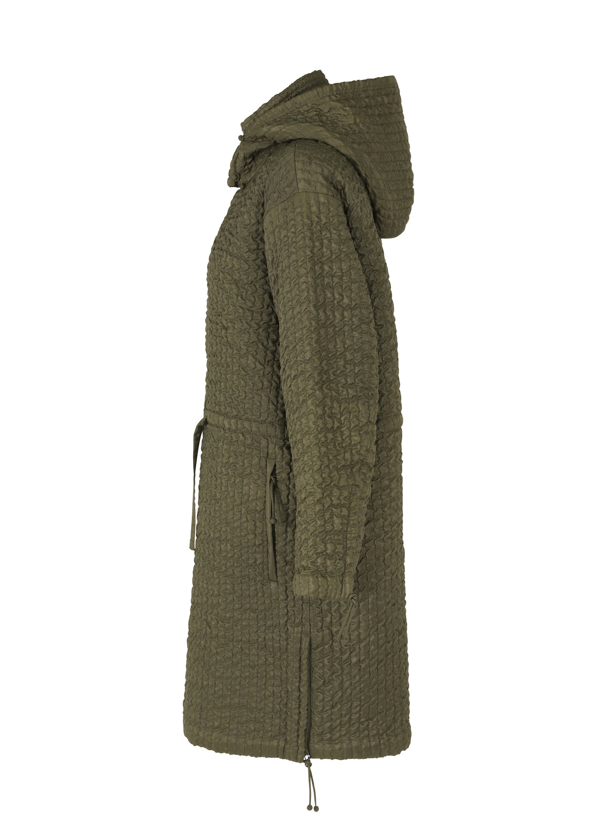 HOODED KABIRA COAT Coat Black