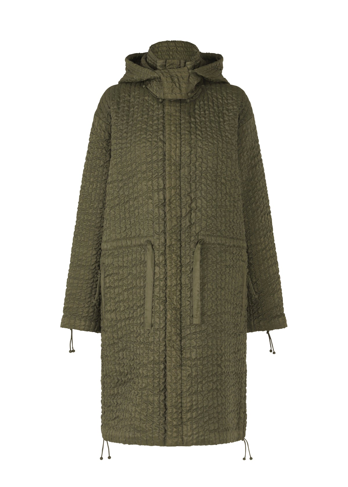 HOODED KABIRA COAT Coat Black