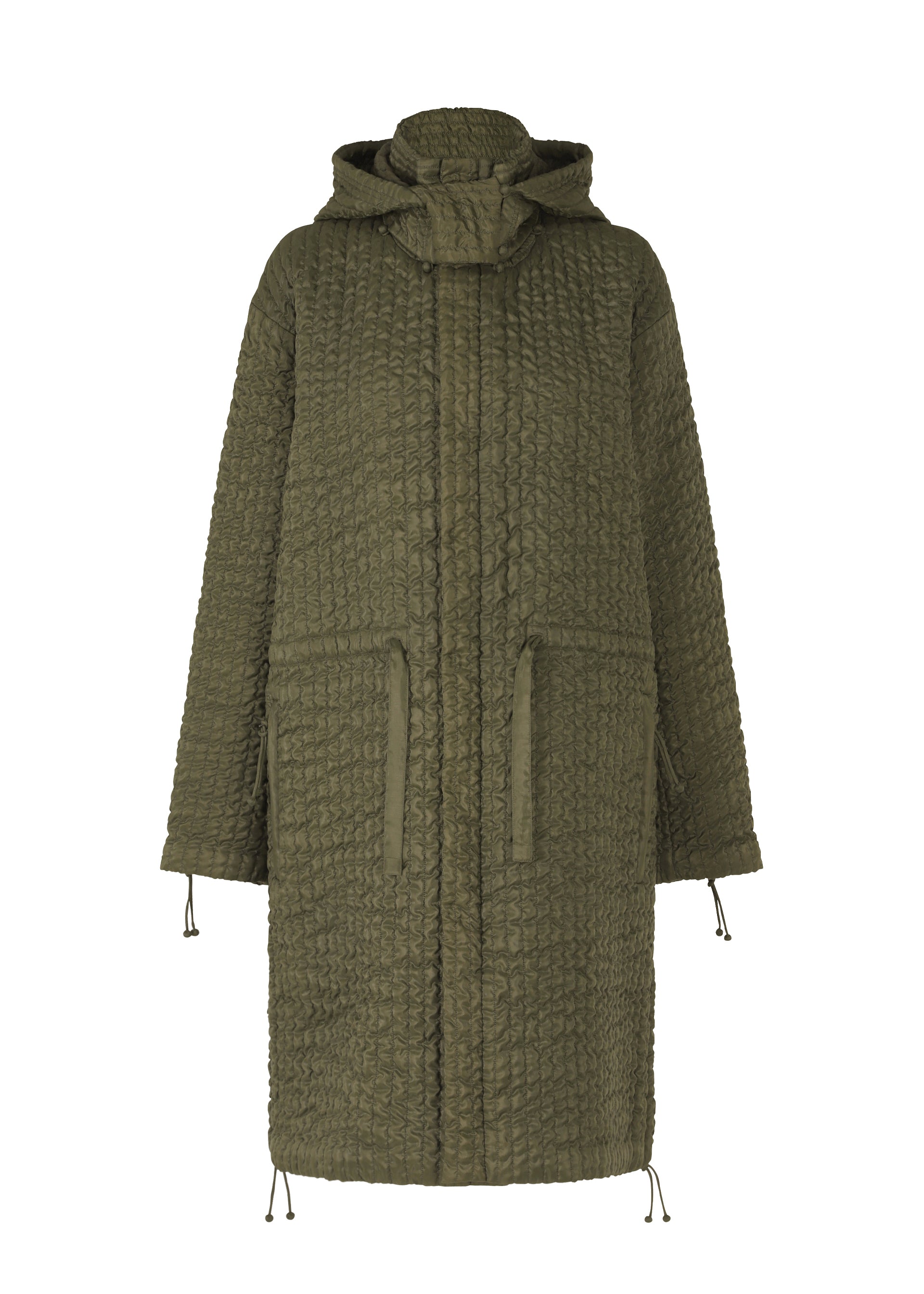 HOODED KABIRA COAT Coat Black
