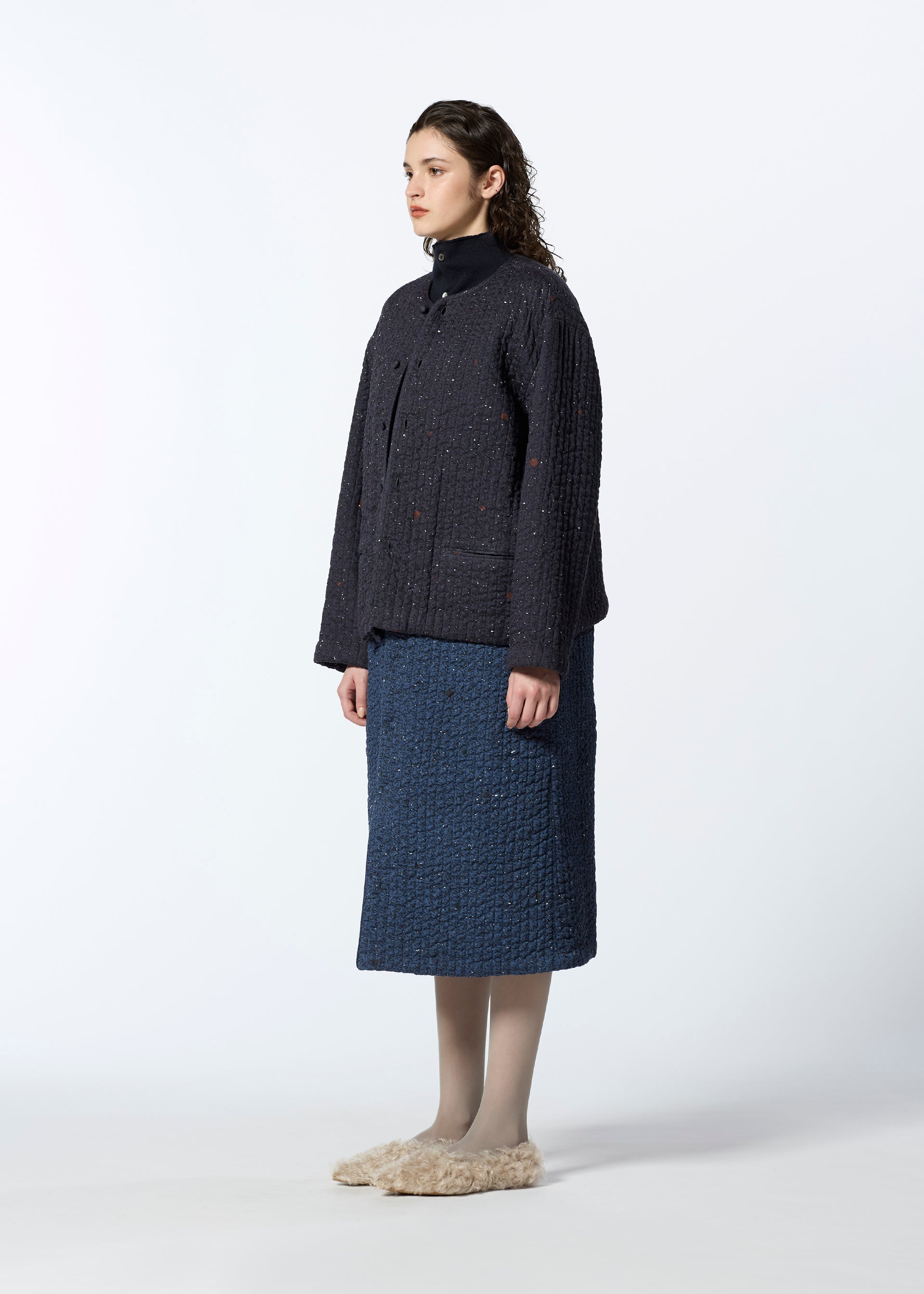 SPRINKLED KABIRA Cardigan Black