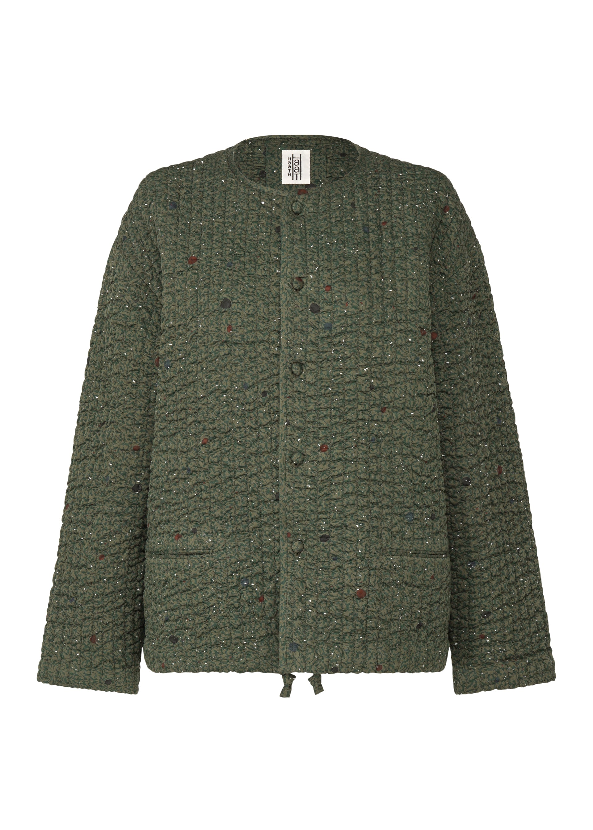 SPRINKLED KABIRA Cardigan Army Green