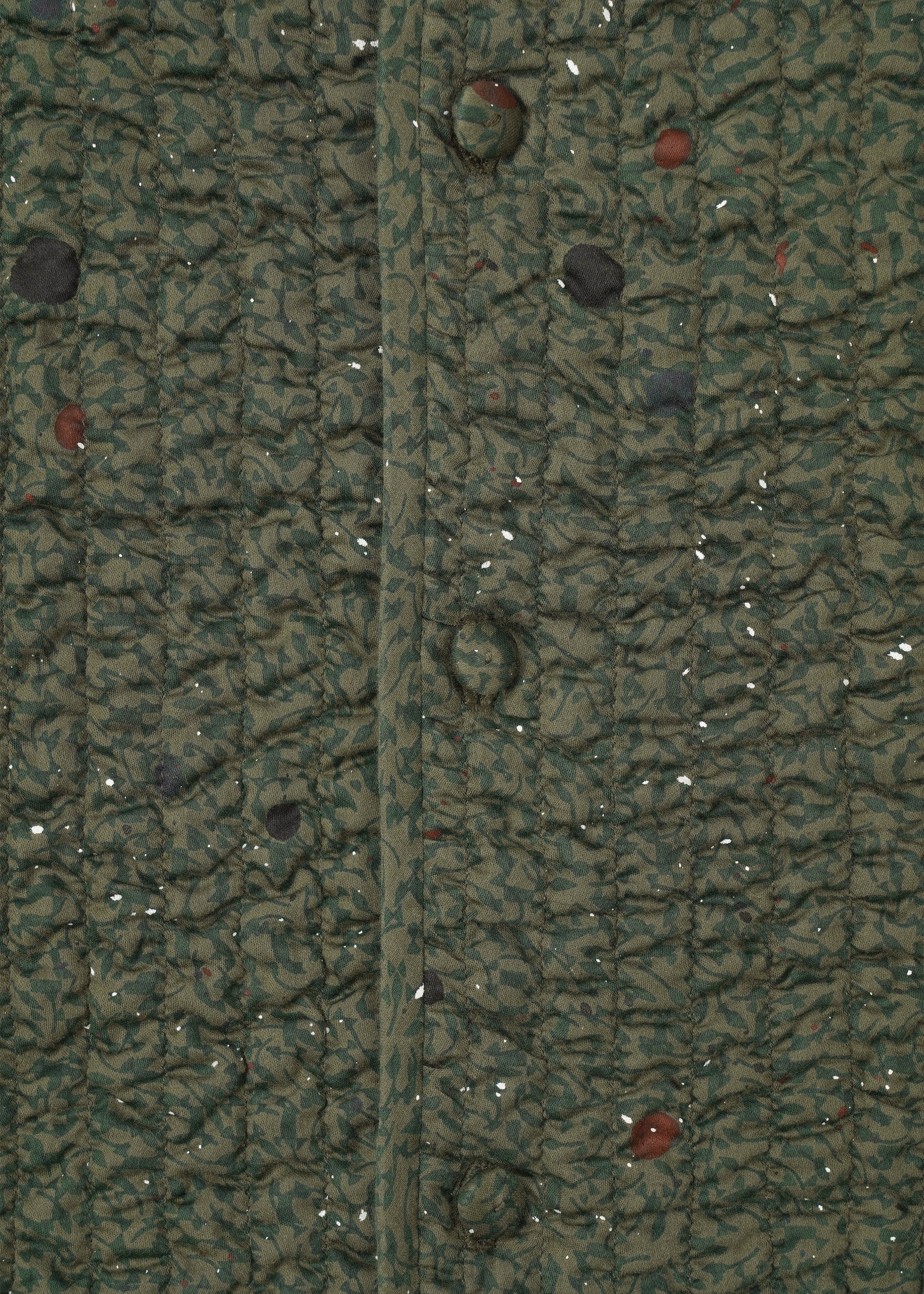 SPRINKLED KABIRA Cardigan Army Green