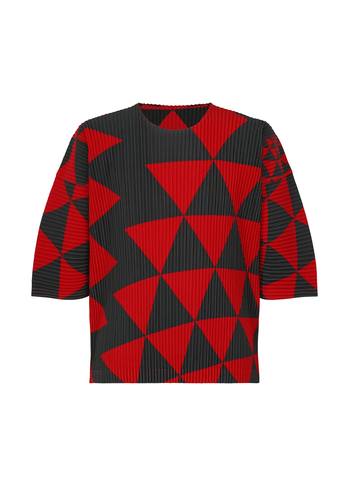 TRIANGULAR GRID Top Red