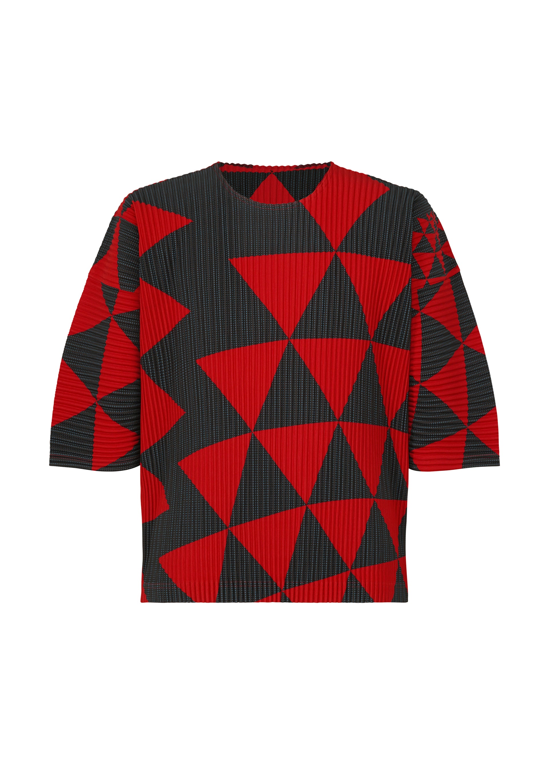 TRIANGULAR GRID Top Red