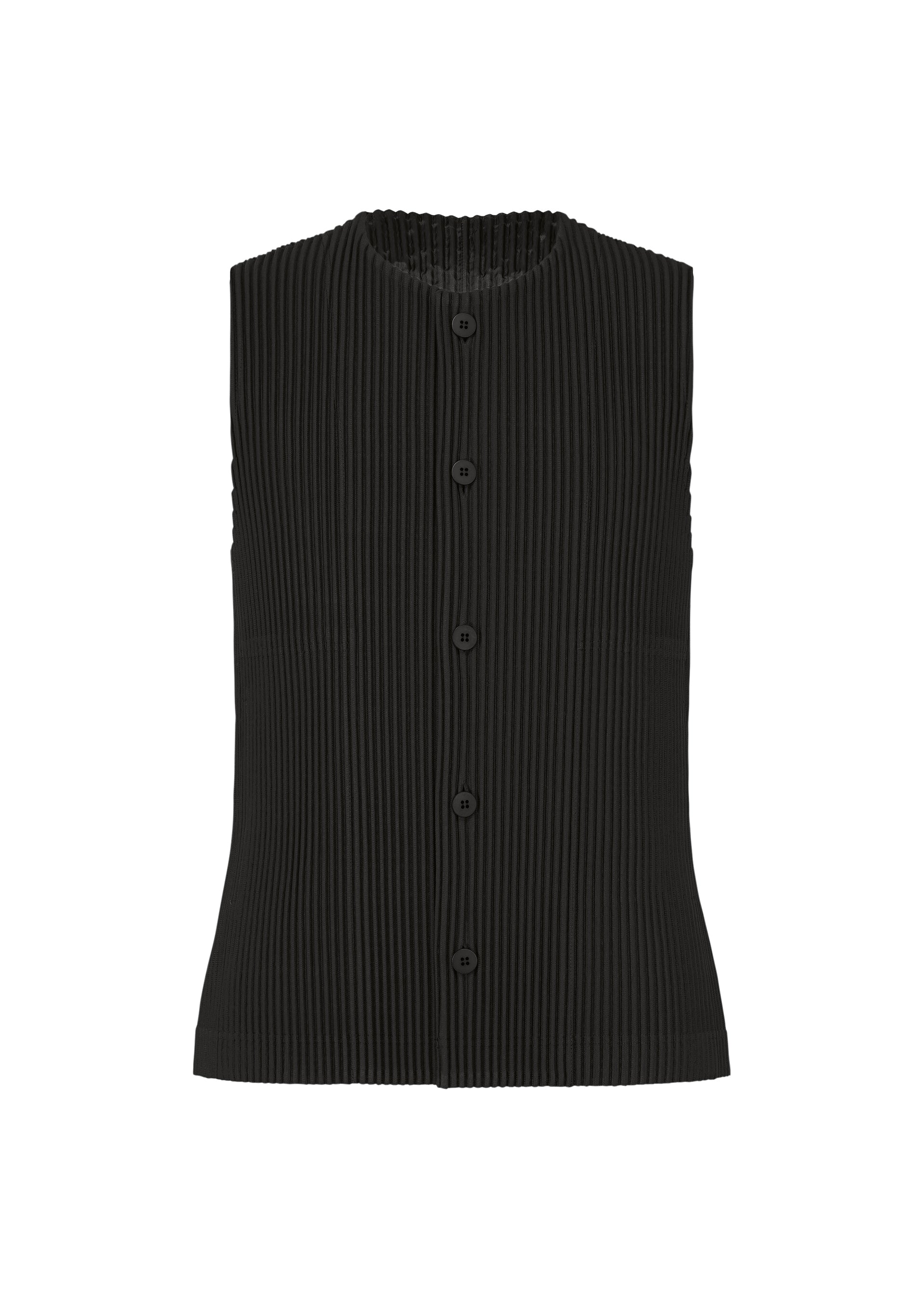 TAILORED PLEATS 1 Vest Black