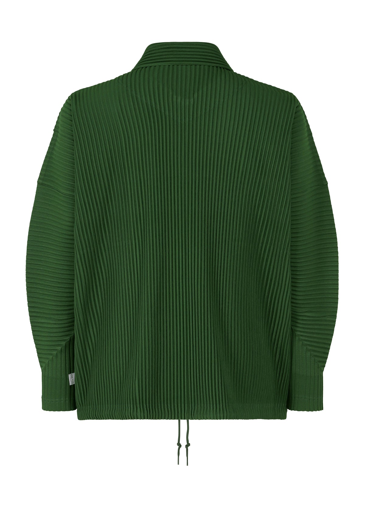 A detail shot of the HOMME PLISSÉ ISSEY MIYAKE MC AUGUST jacket