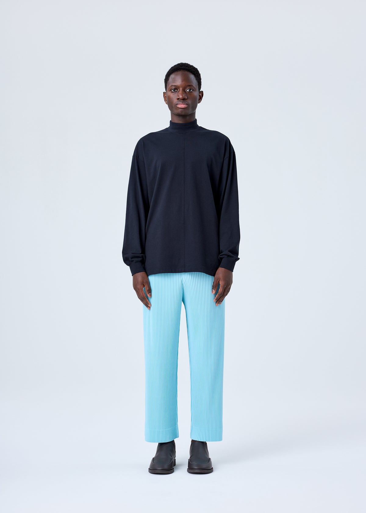 Black Turtleneck Top Top Black
