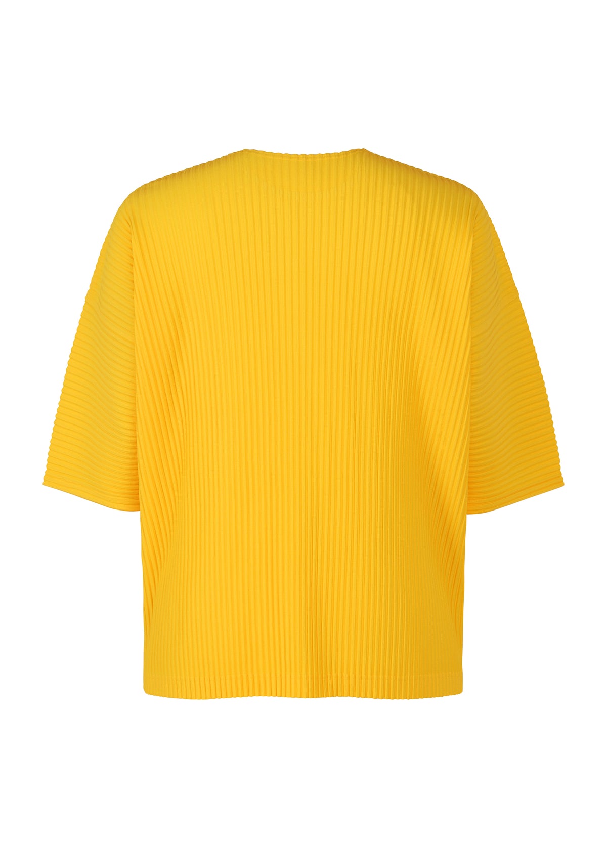 A detail shot of the HOMME PLISSÉ ISSEY MIYAKE MC JULY top