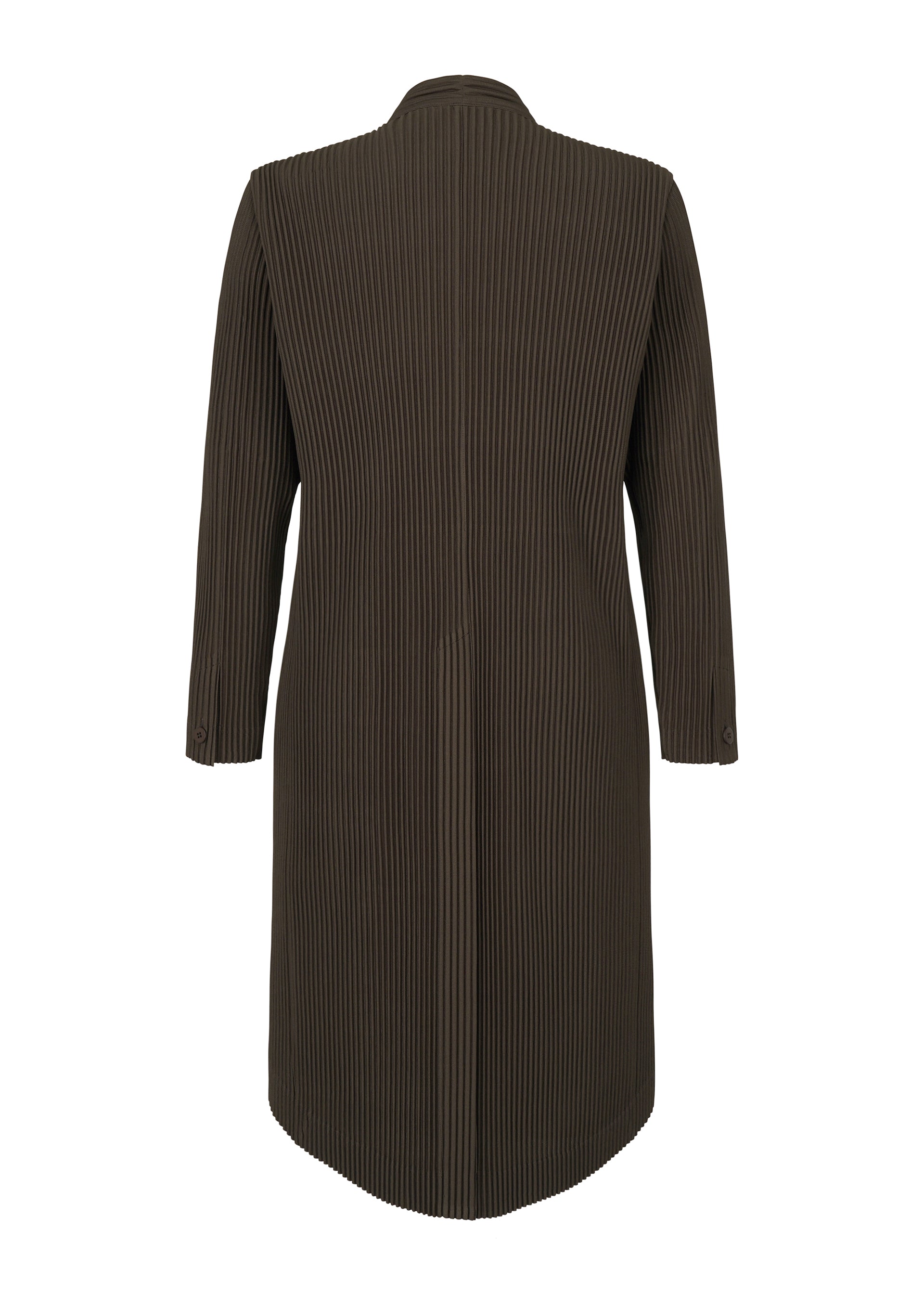 A detail shot of the HOMME PLISSÉ ISSEY MIYAKE TAILORED PLEATS 2 jacket.