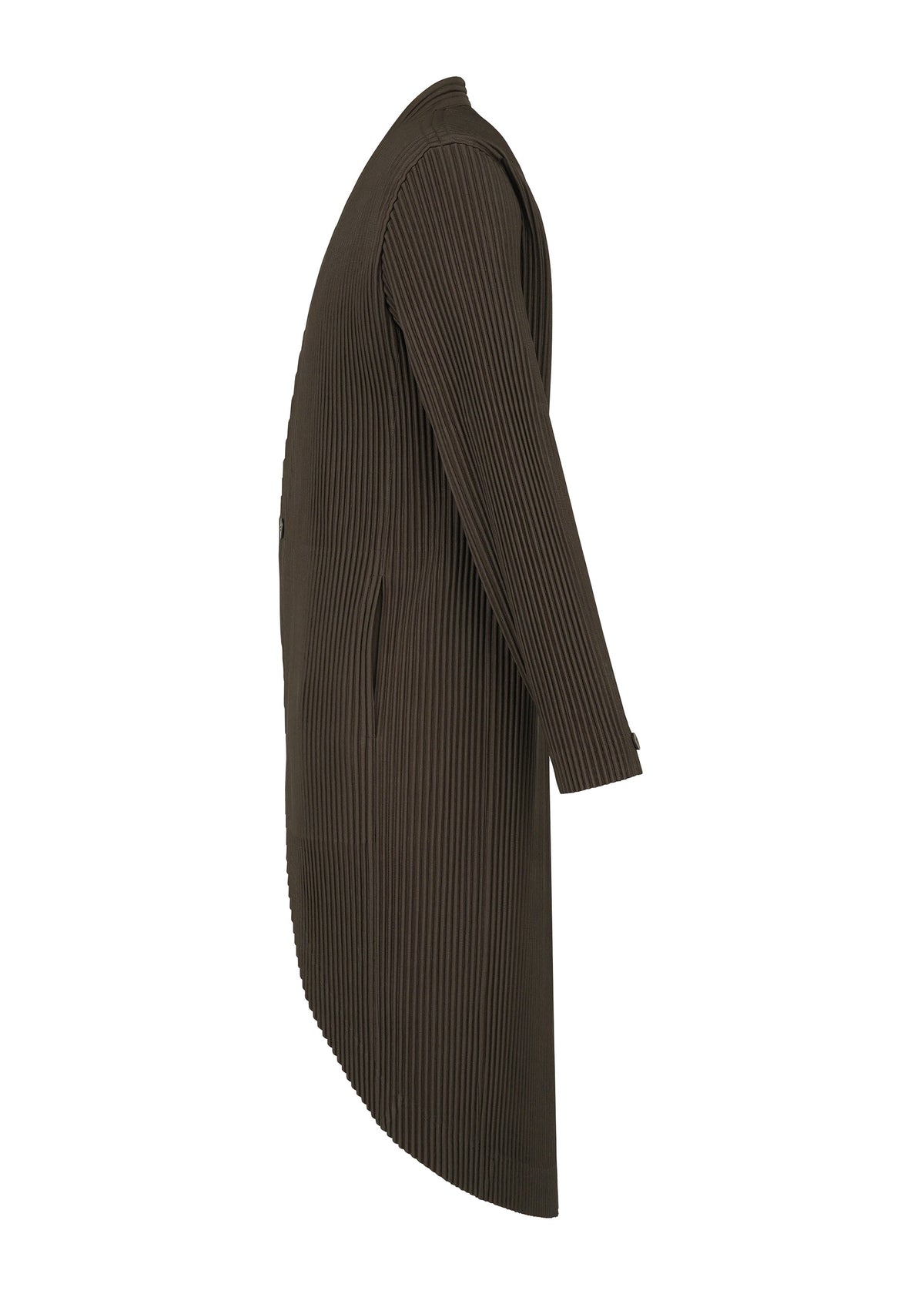 A detail shot of the HOMME PLISSÉ ISSEY MIYAKE TAILORED PLEATS 2 jacket.