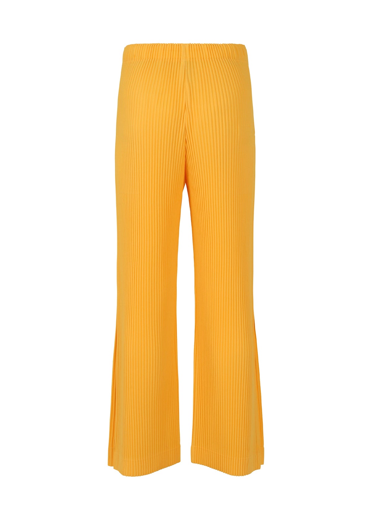 A detail shot of the HOMME PLISSÉ ISSEY MIYAKE PLEATS BOTTOMS 3 trousers.