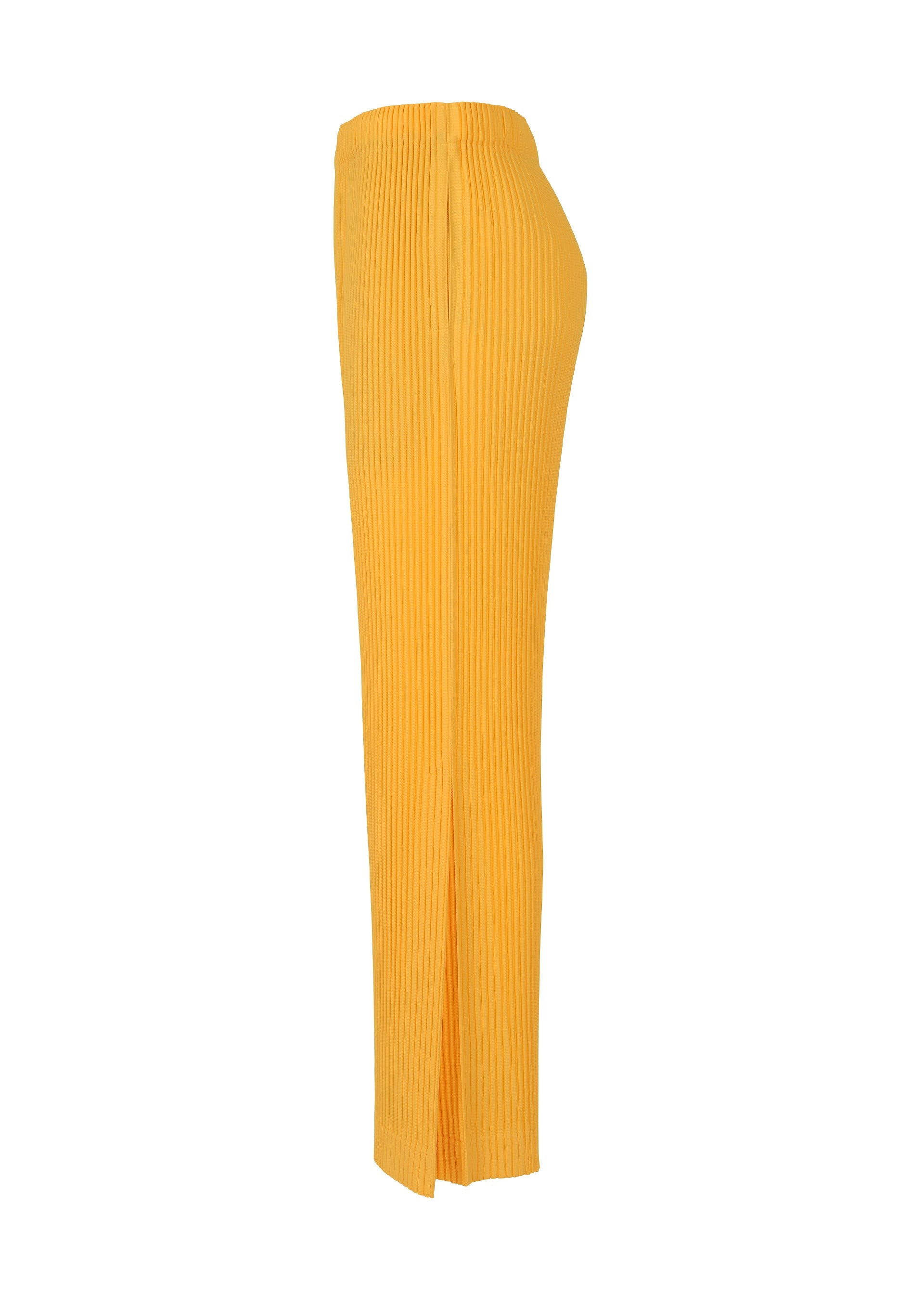 A detail shot of the HOMME PLISSÉ ISSEY MIYAKE PLEATS BOTTOMS 3 trousers.