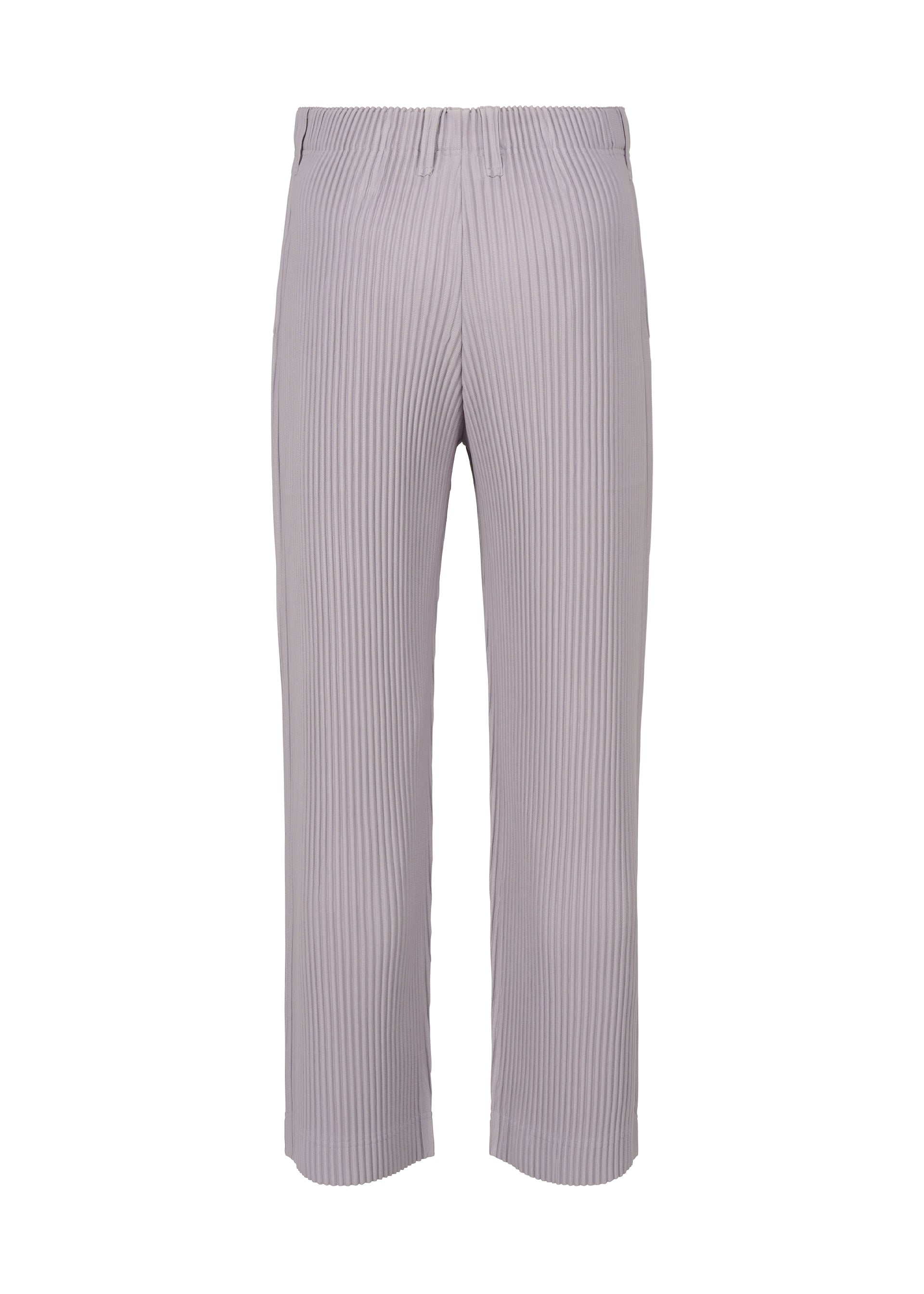 A detail shot of the HOMME PLISSÉ ISSEY MIYAKE TAILORED PLEATS 2 trousers.