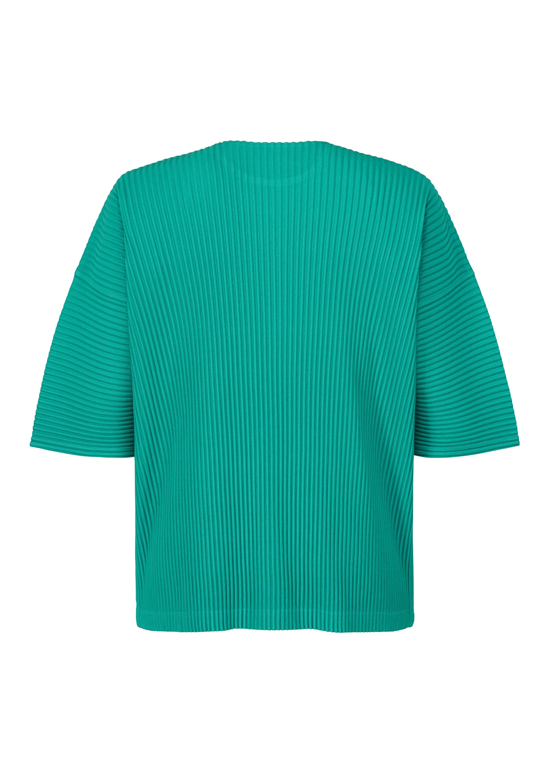 A detail shot of the HOMME PLISSÉ ISSEY MIYAKE MC MAY top.