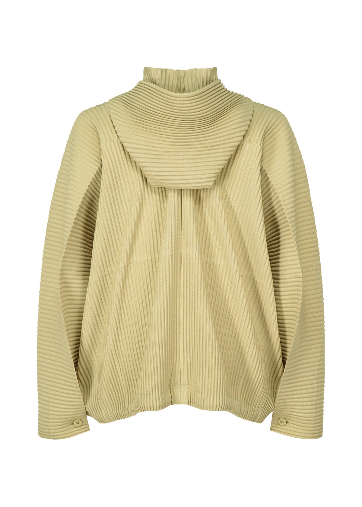 A detail shot of the HOMME PLISSÉ ISSEY MIYAKE MC MAY shirt.