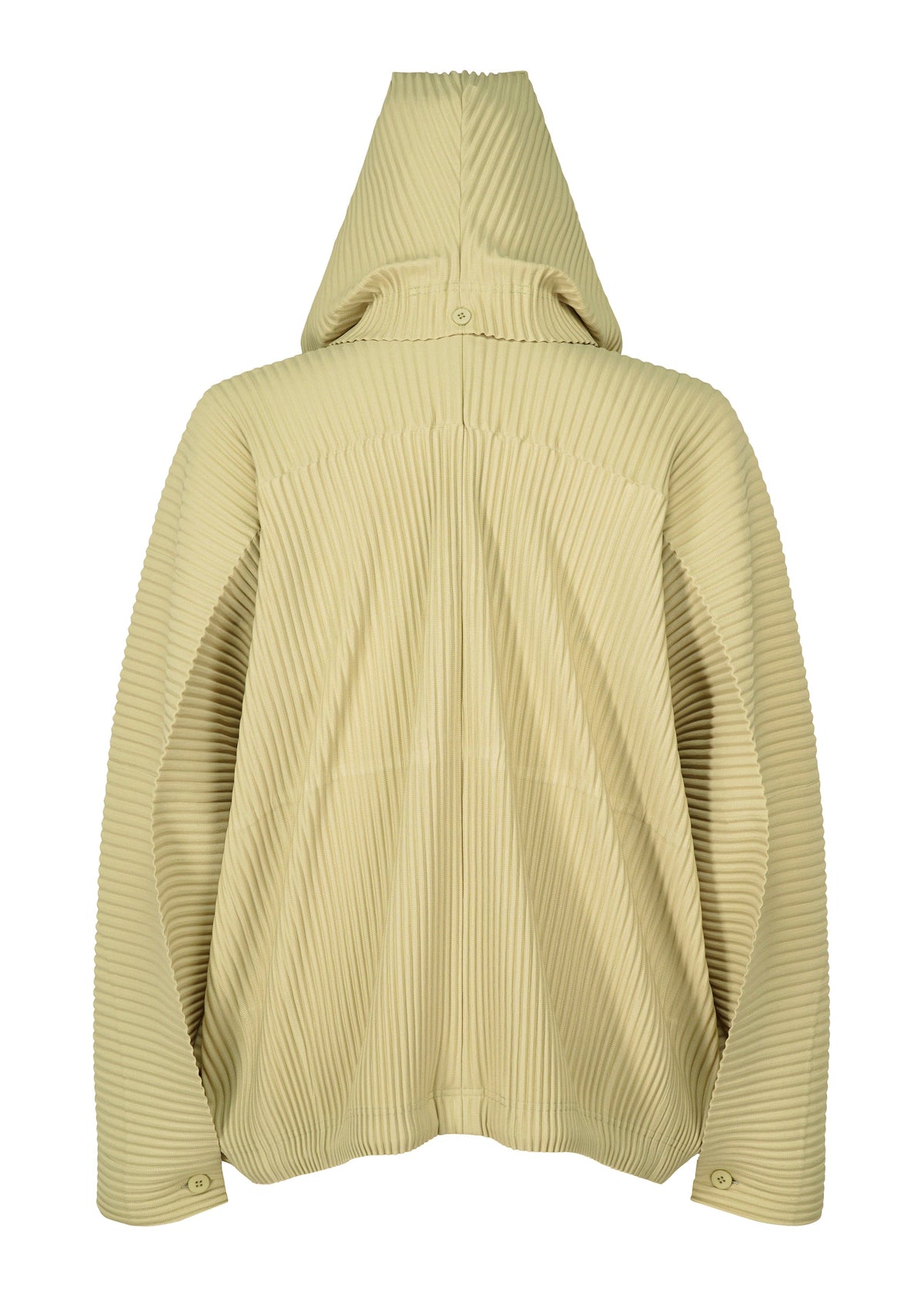 A detail shot of the HOMME PLISSÉ ISSEY MIYAKE MC MAY shirt.