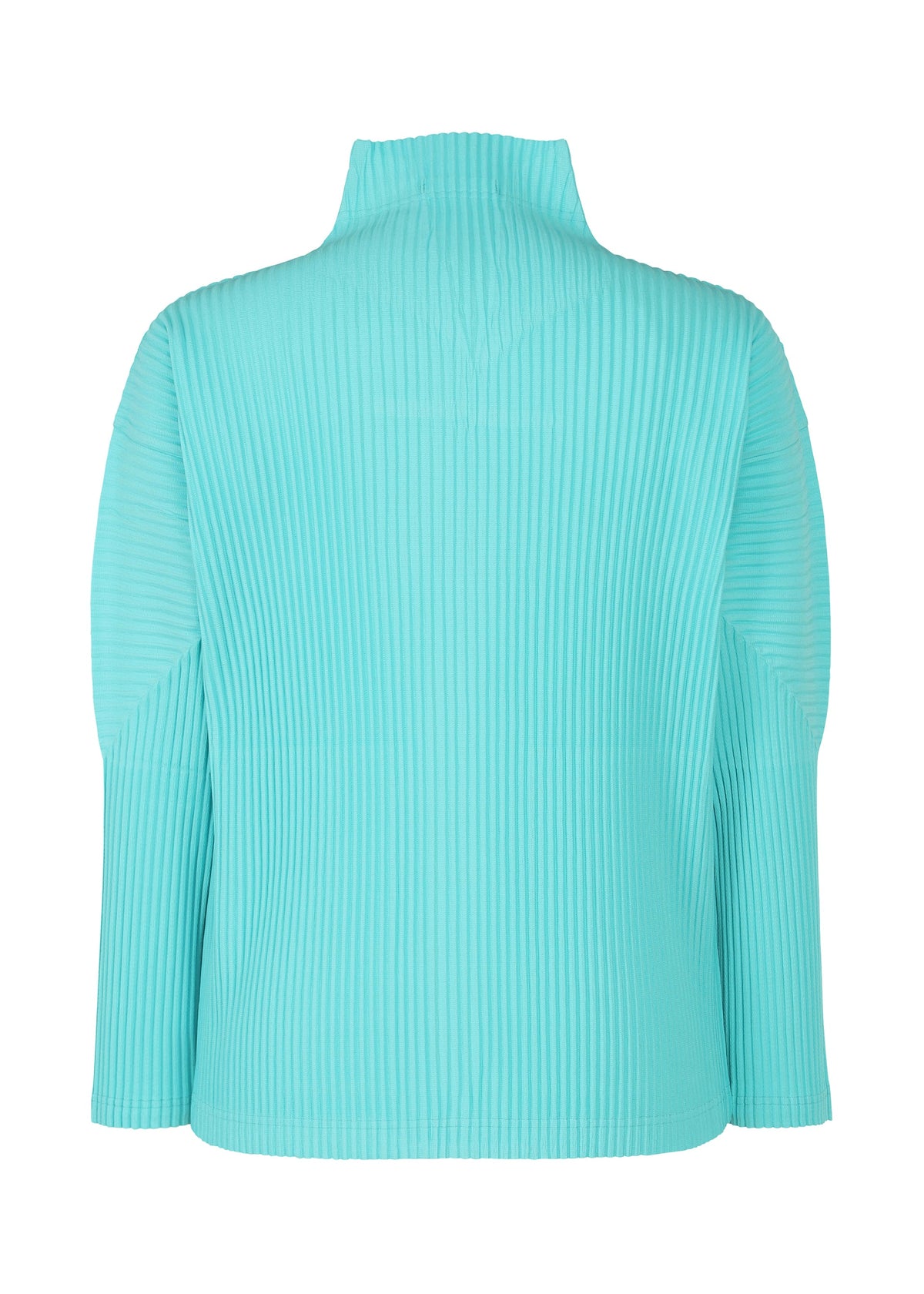A detail shot of the HOMME PLISSÉ ISSEY MIYAKE COLOR PLEATS shirt.