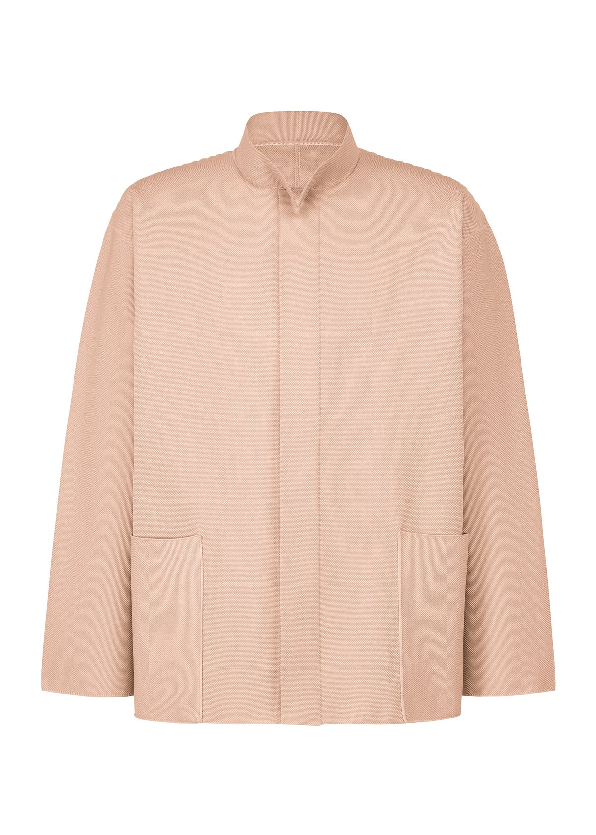 A product shot of the HOMME PLISSÉ ISSEY MIYAKE INLAID KNIT jacket in .