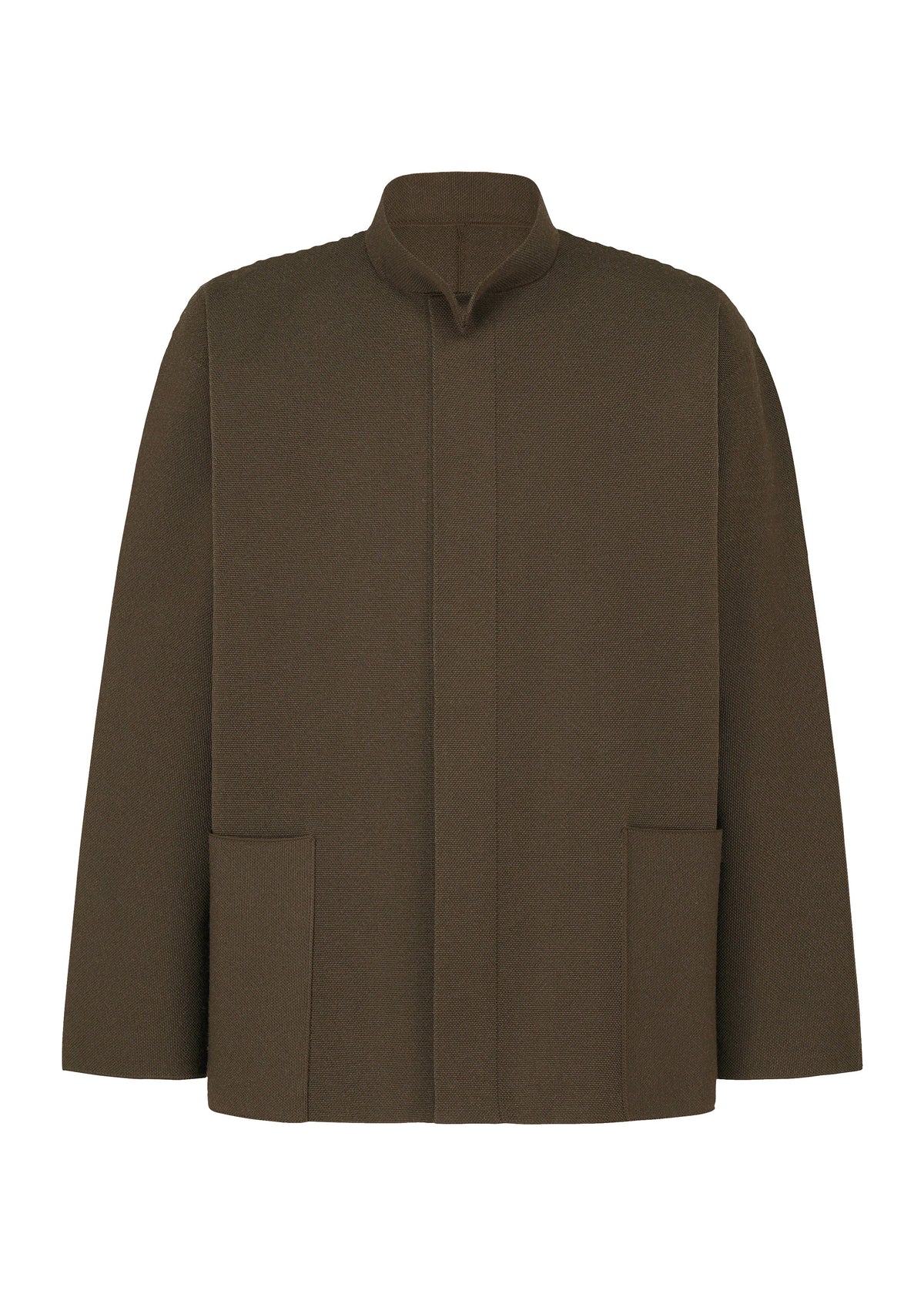 A product shot of the HOMME PLISSÉ ISSEY MIYAKE INLAID KNIT jacket in .