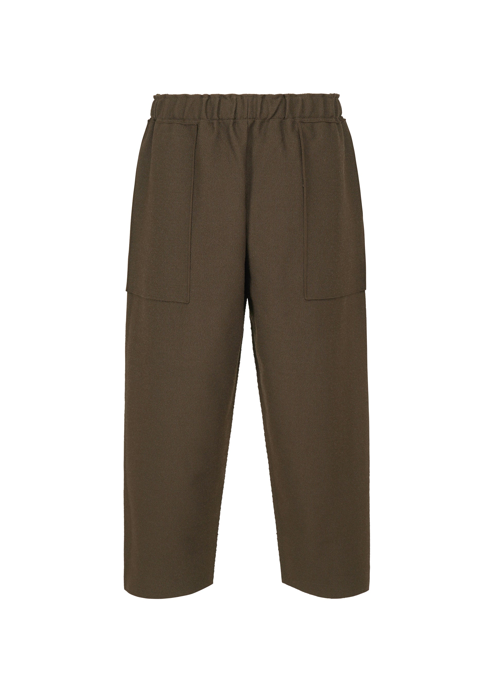 A product shot of the HOMME PLISSÉ ISSEY MIYAKE INLAID KNIT trousers in .