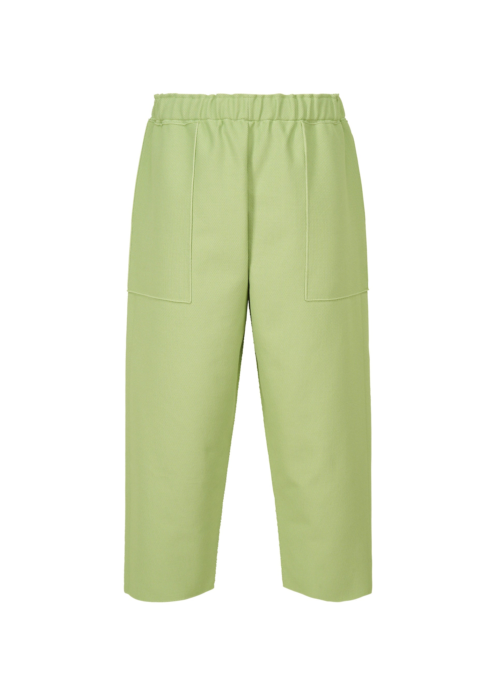 A product shot of the HOMME PLISSÉ ISSEY MIYAKE INLAID KNIT trousers in .