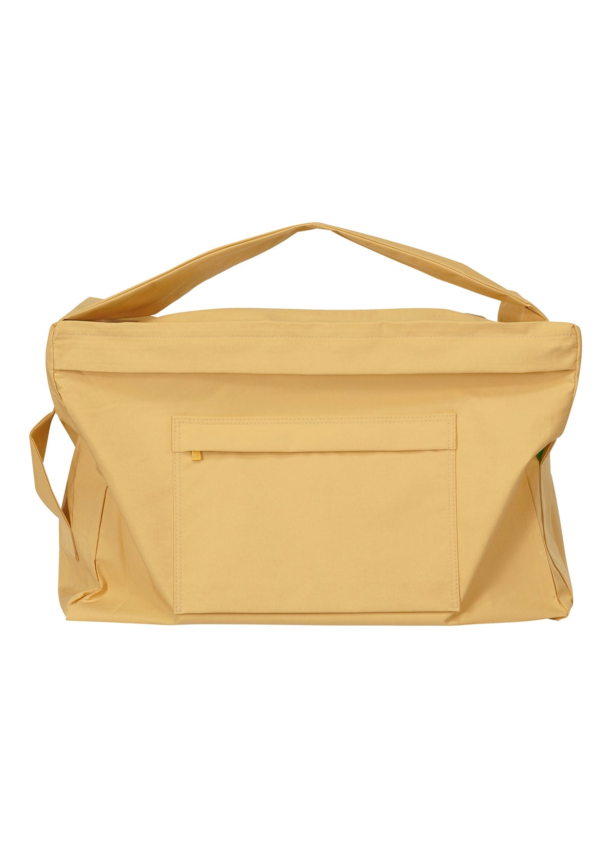 A detail shot of the HOMME PLISSÉ ISSEY MIYAKE STONE BAG bag.