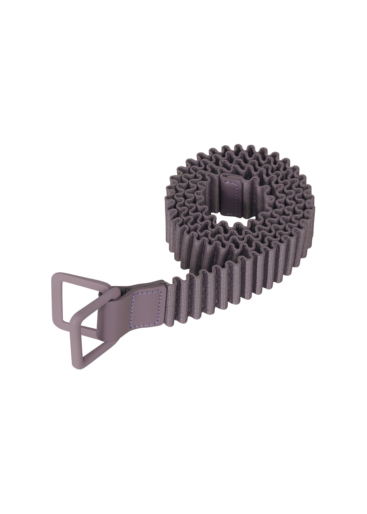 A detail shot of the HOMME PLISSÉ ISSEY MIYAKE PLEATS BELT belt.