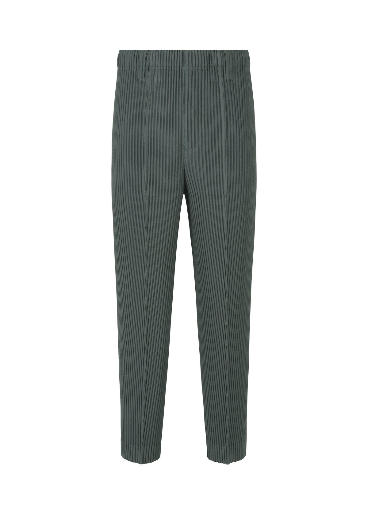 A product shot of the HOMME PLISSÉ ISSEY MIYAKE COMPLEAT TROUSERS trousers in chert blue.