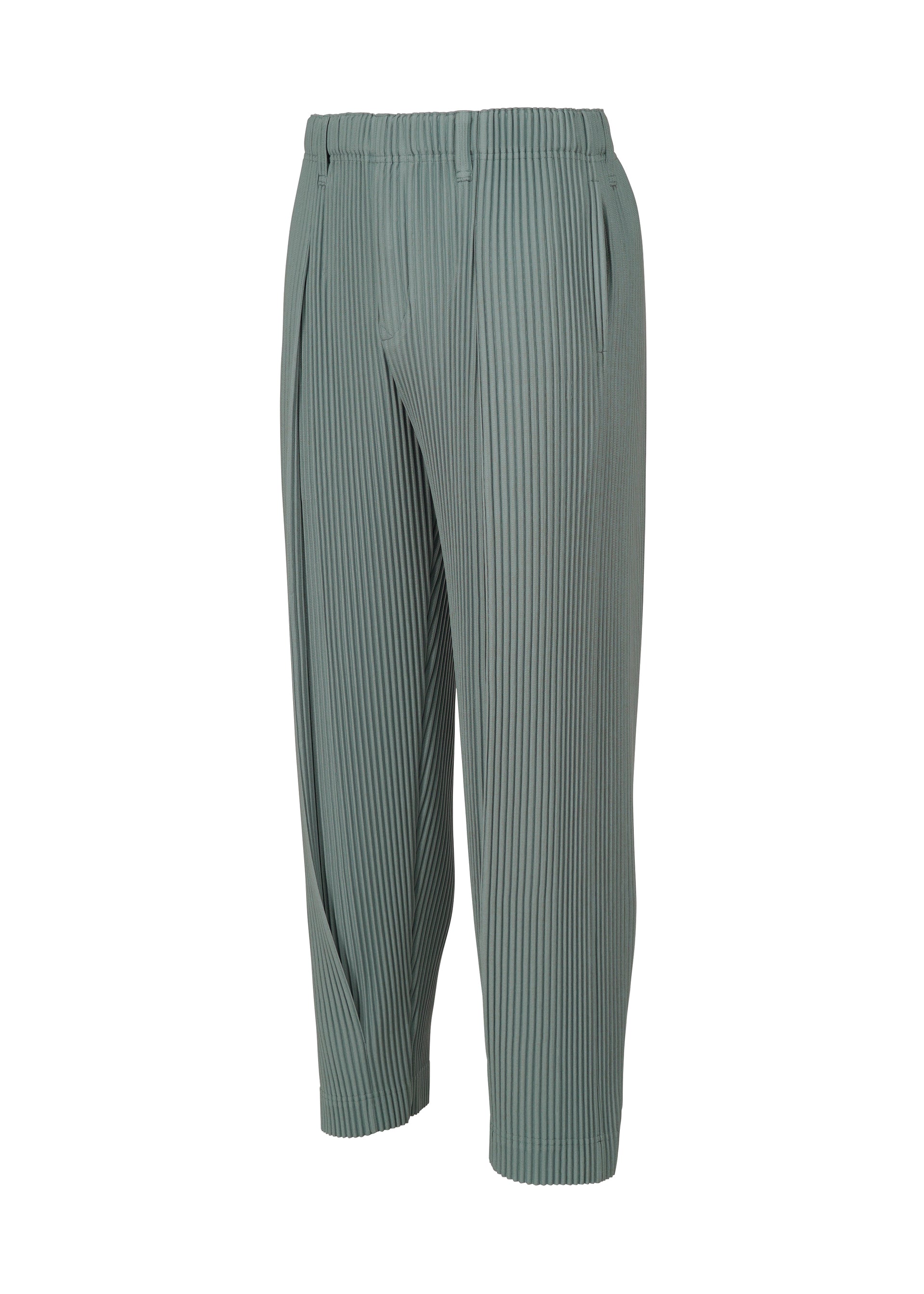 TAILORED PLEATS 1 Trousers Slate Blue