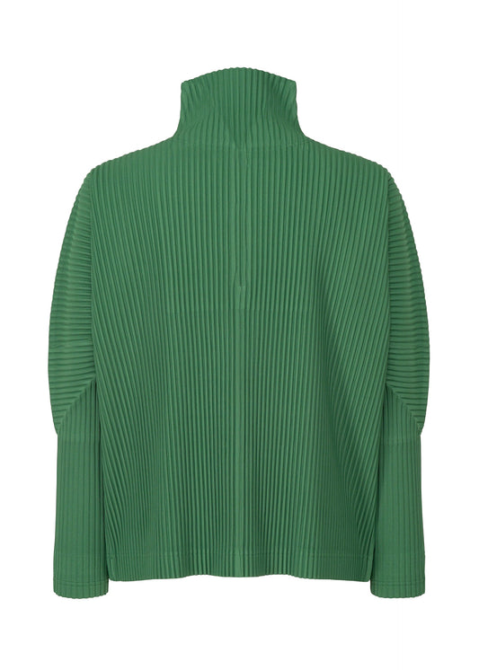 A detail shot of the HOMME PLISSÉ ISSEY MIYAKE MONTHLY COLORS NOVEMBER top.