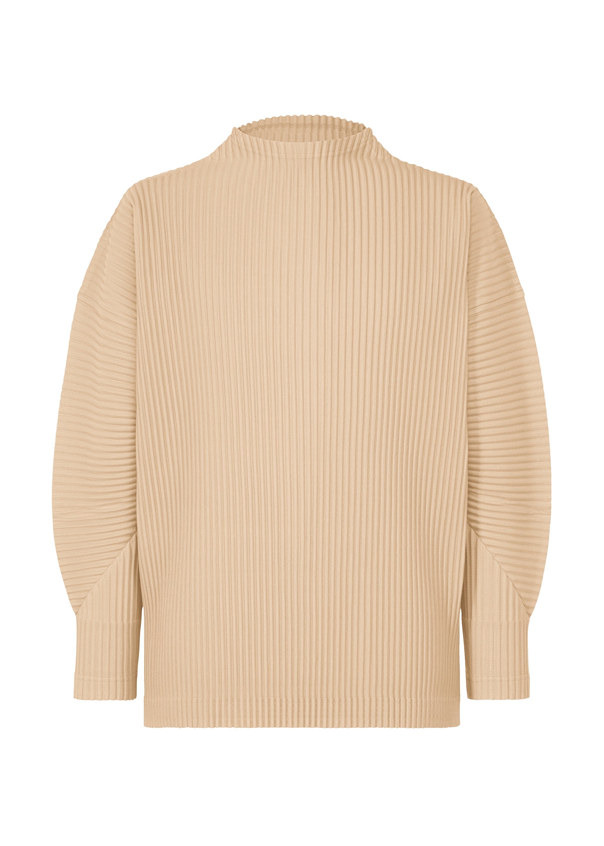 MONTHLY COLORS : DECEMBER Mock Neck Top Ammonite Beige – The
