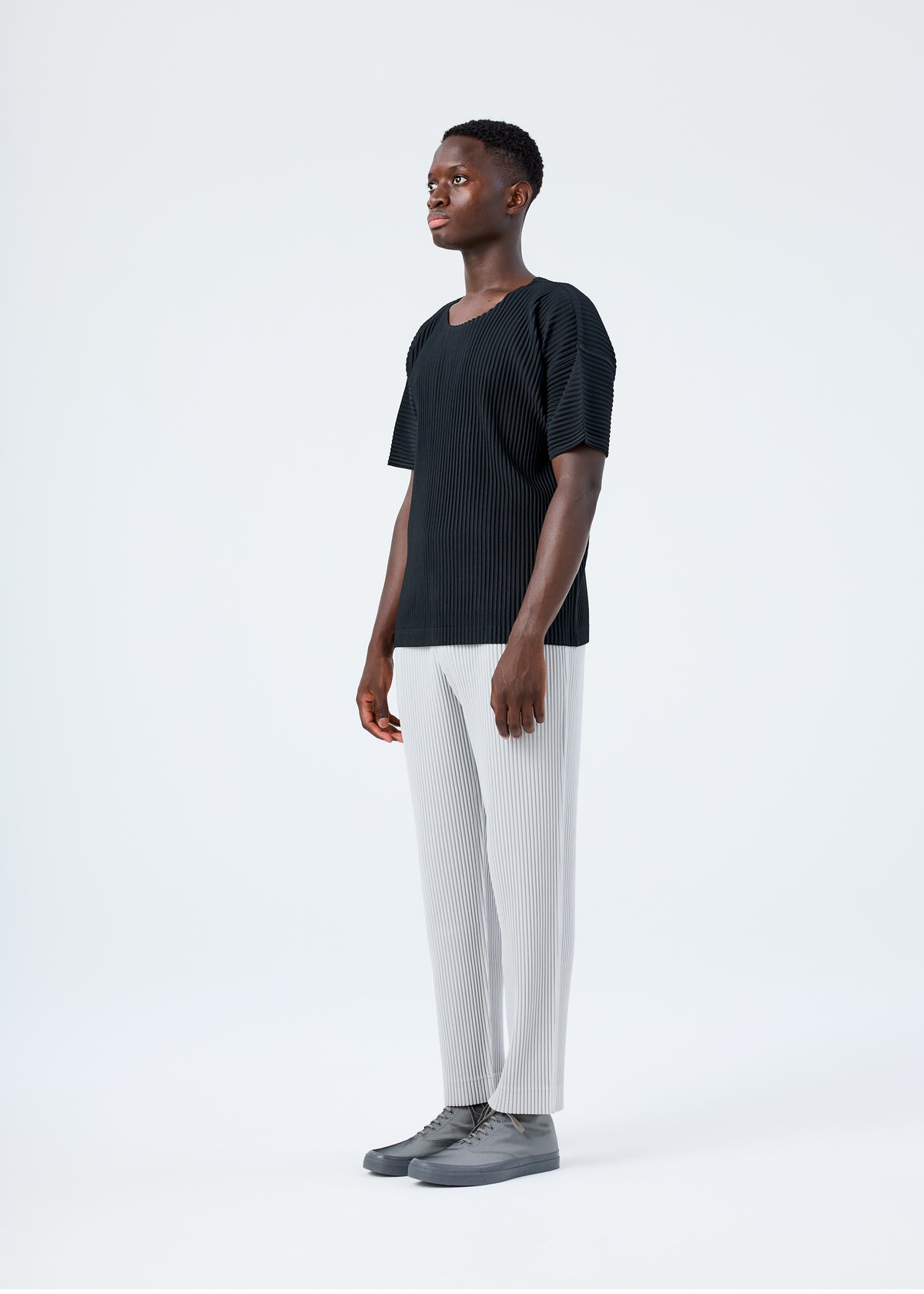 BASICS Trousers Light Grey