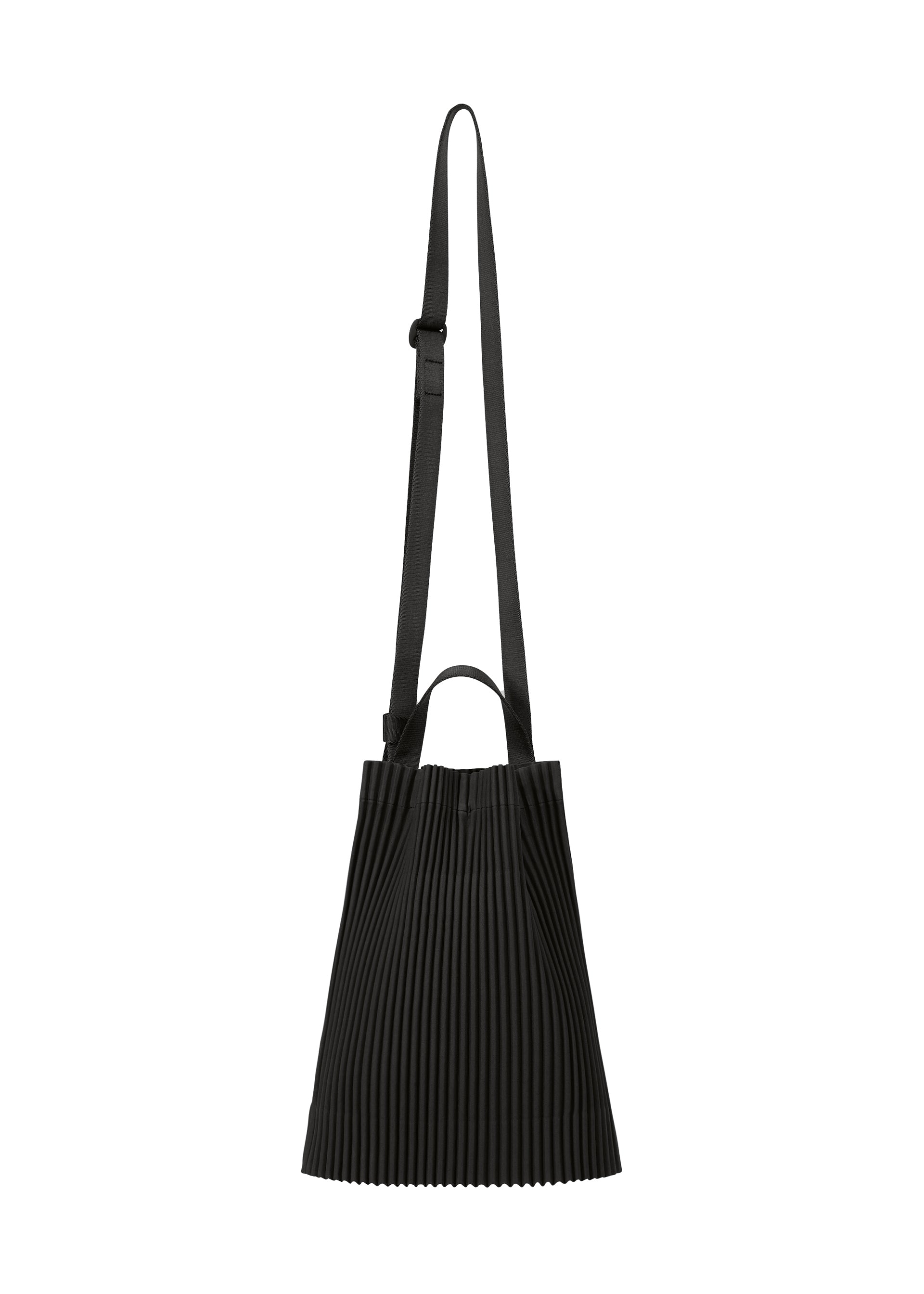 DRAWSTRING PLEATS BAG Crossbody Bag Black – The official ISSEY