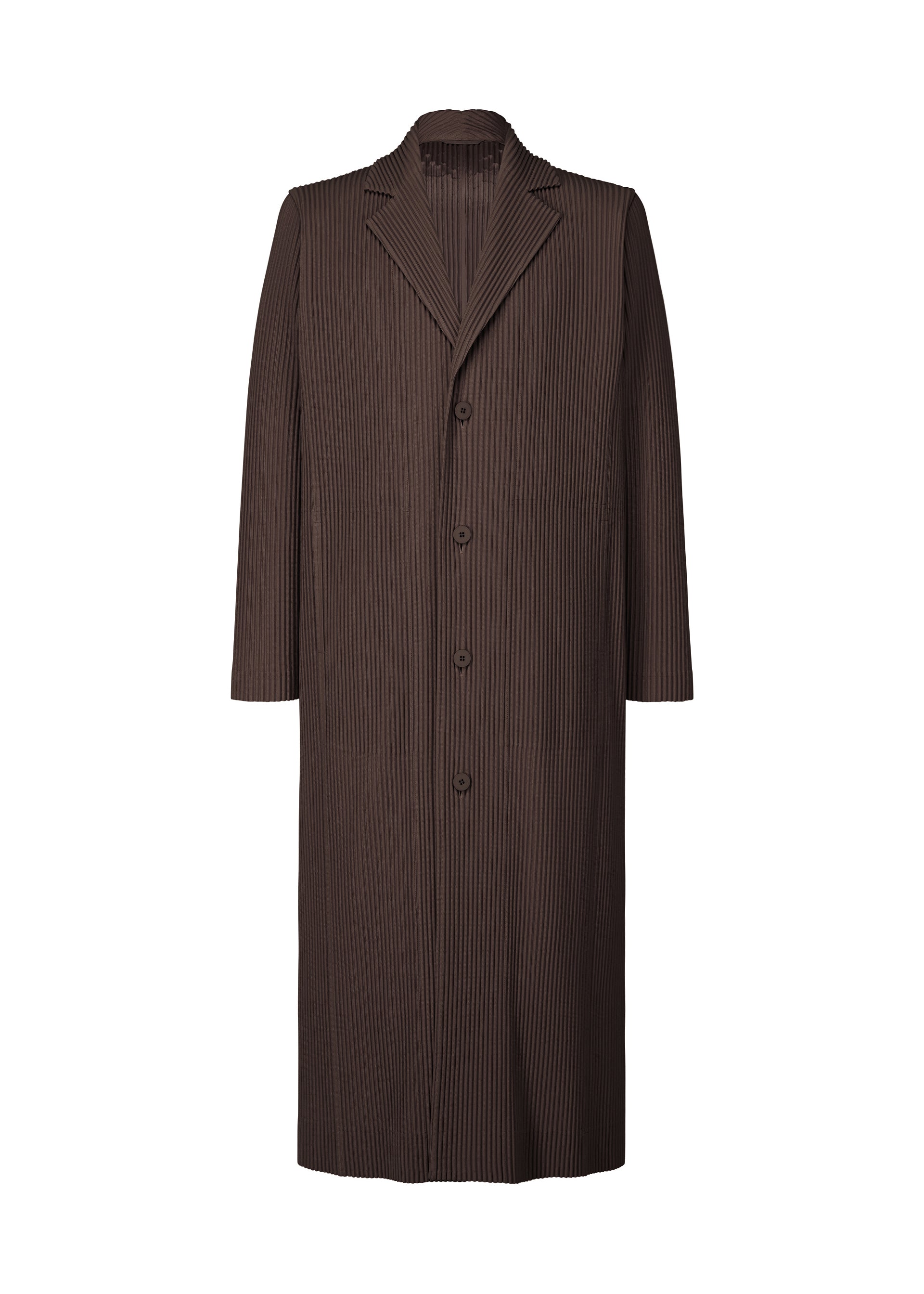 TAILORED PLEATS 2 ロングジャケット TAILORED PLEATS 2 Tailored Long Jacket Aubergine Black – The