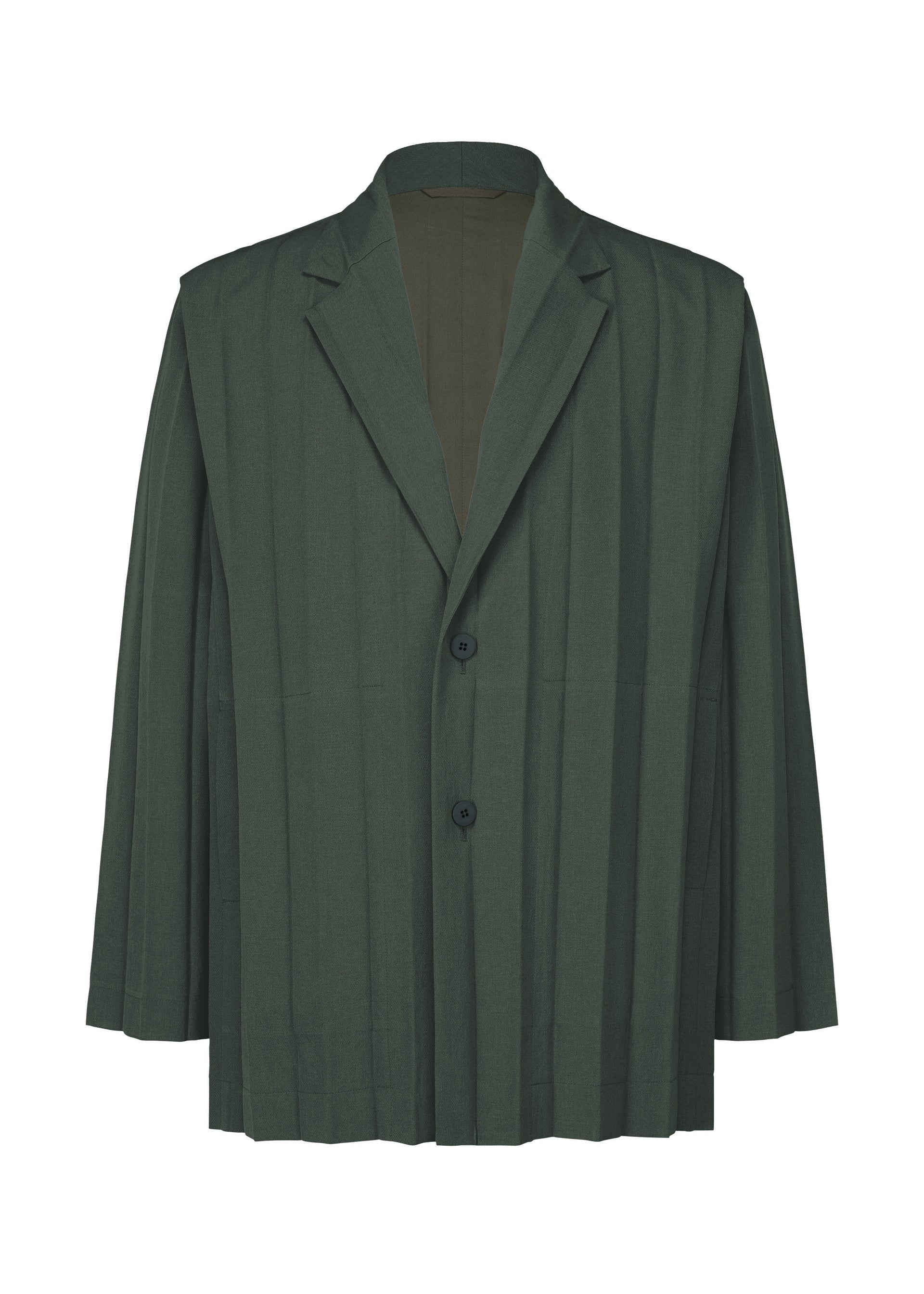 EDGE ENSEMBLE Jacket Dark Green – The official ISSEY MIYAKE ONLINE