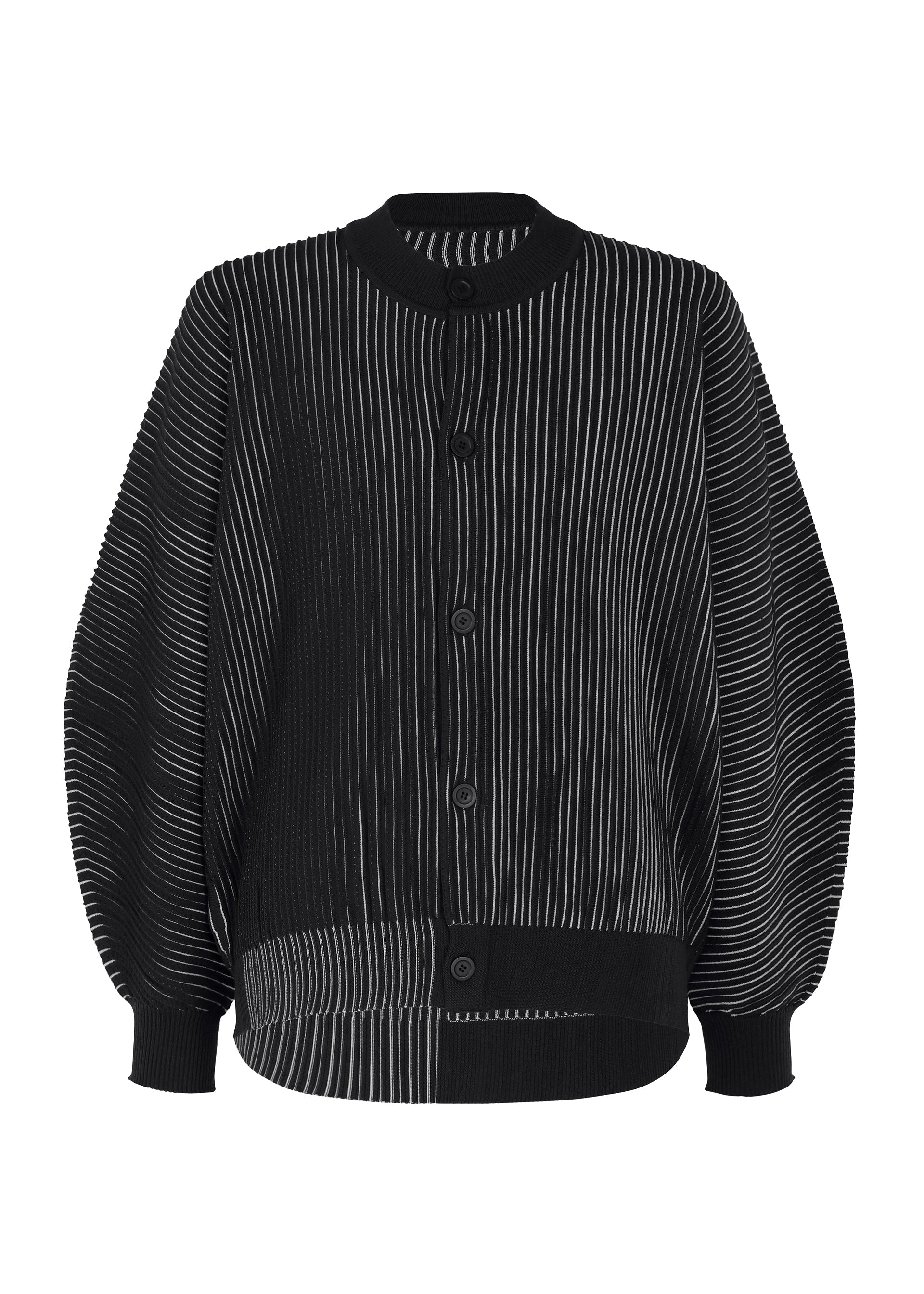 IN THE SHADOW KNIT Cardigan Black – The official ISSEY MIYAKE
