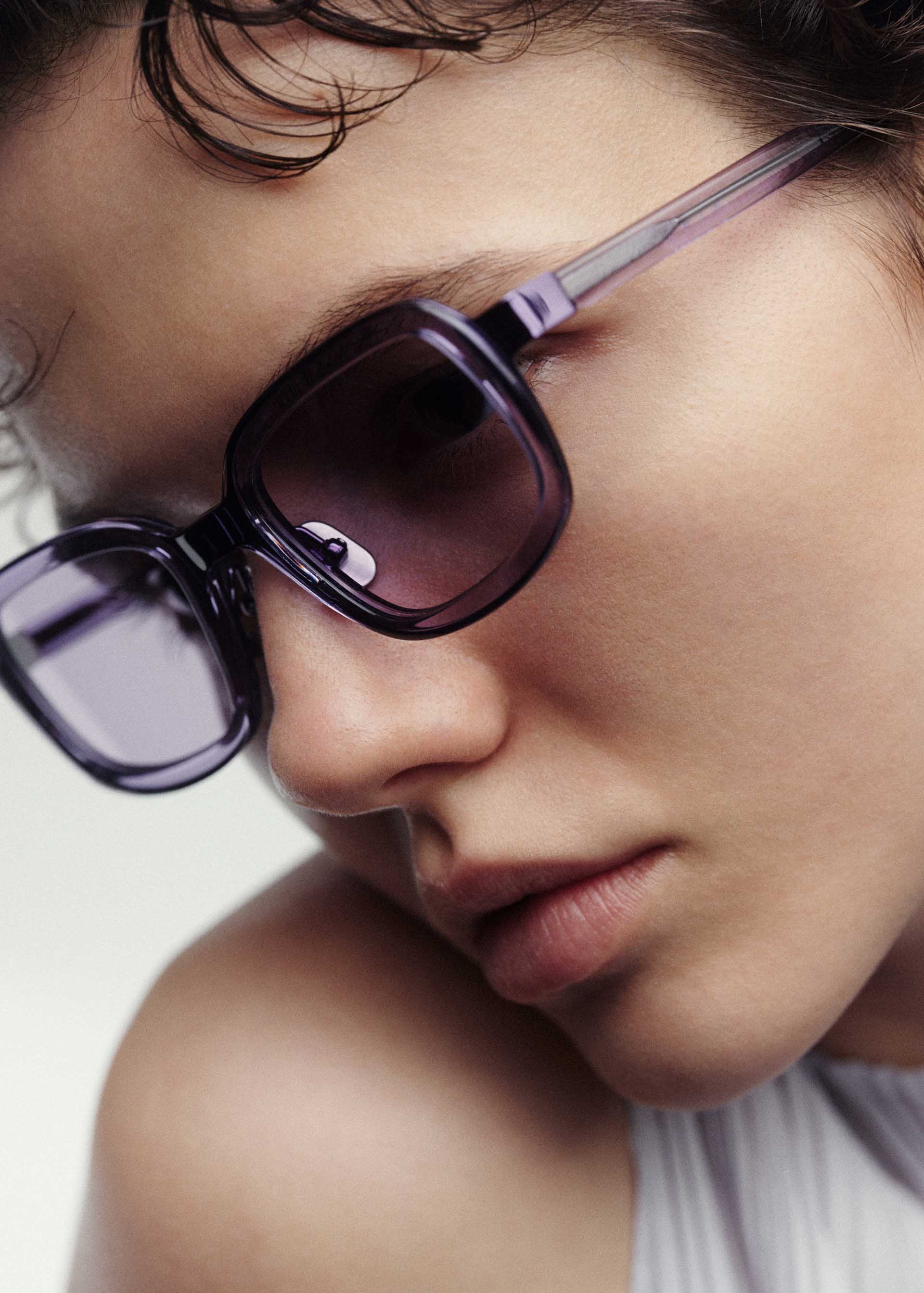 MARROW SQUARE Glasses Purple