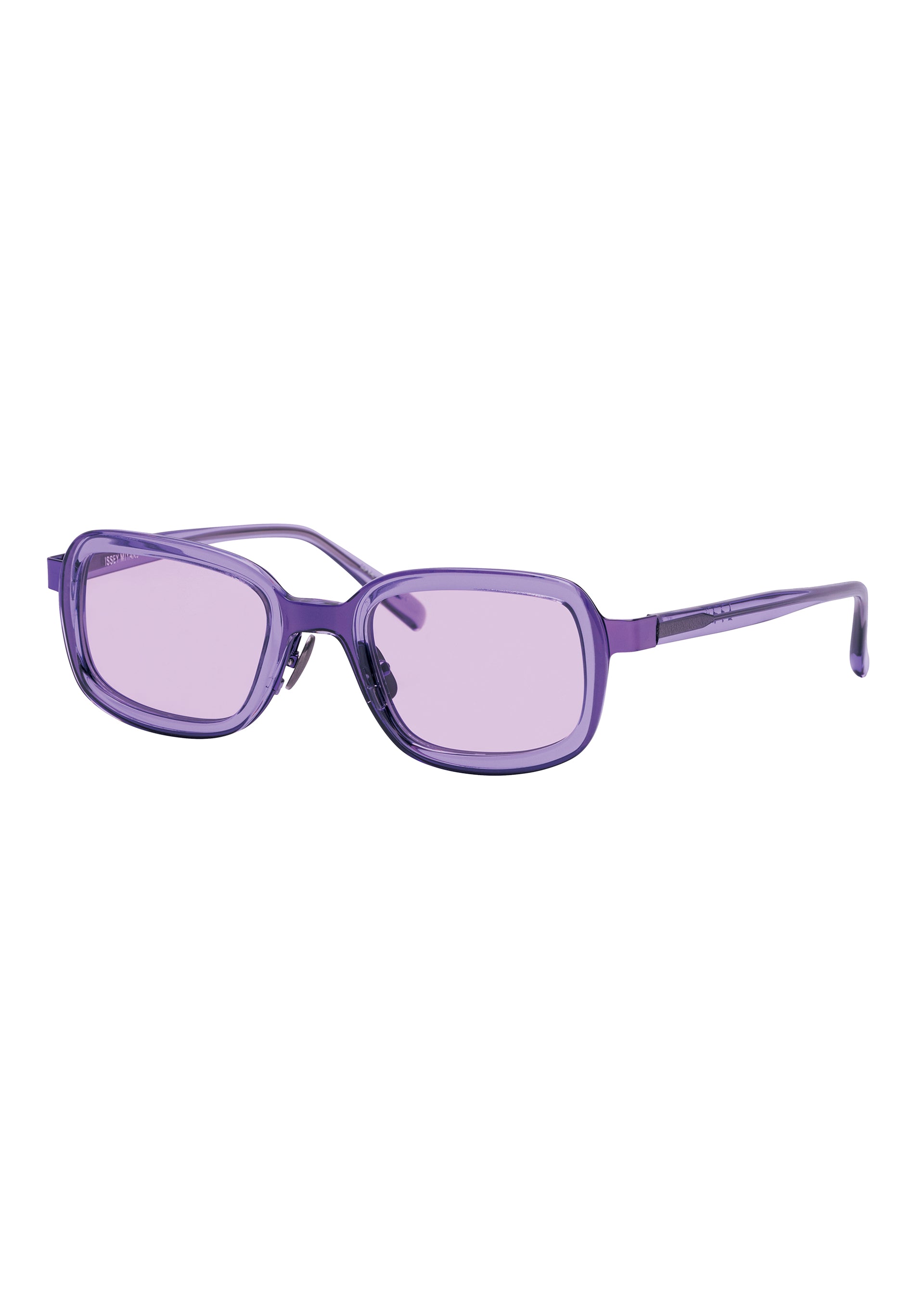 MARROW SQUARE Glasses Purple - Main Image