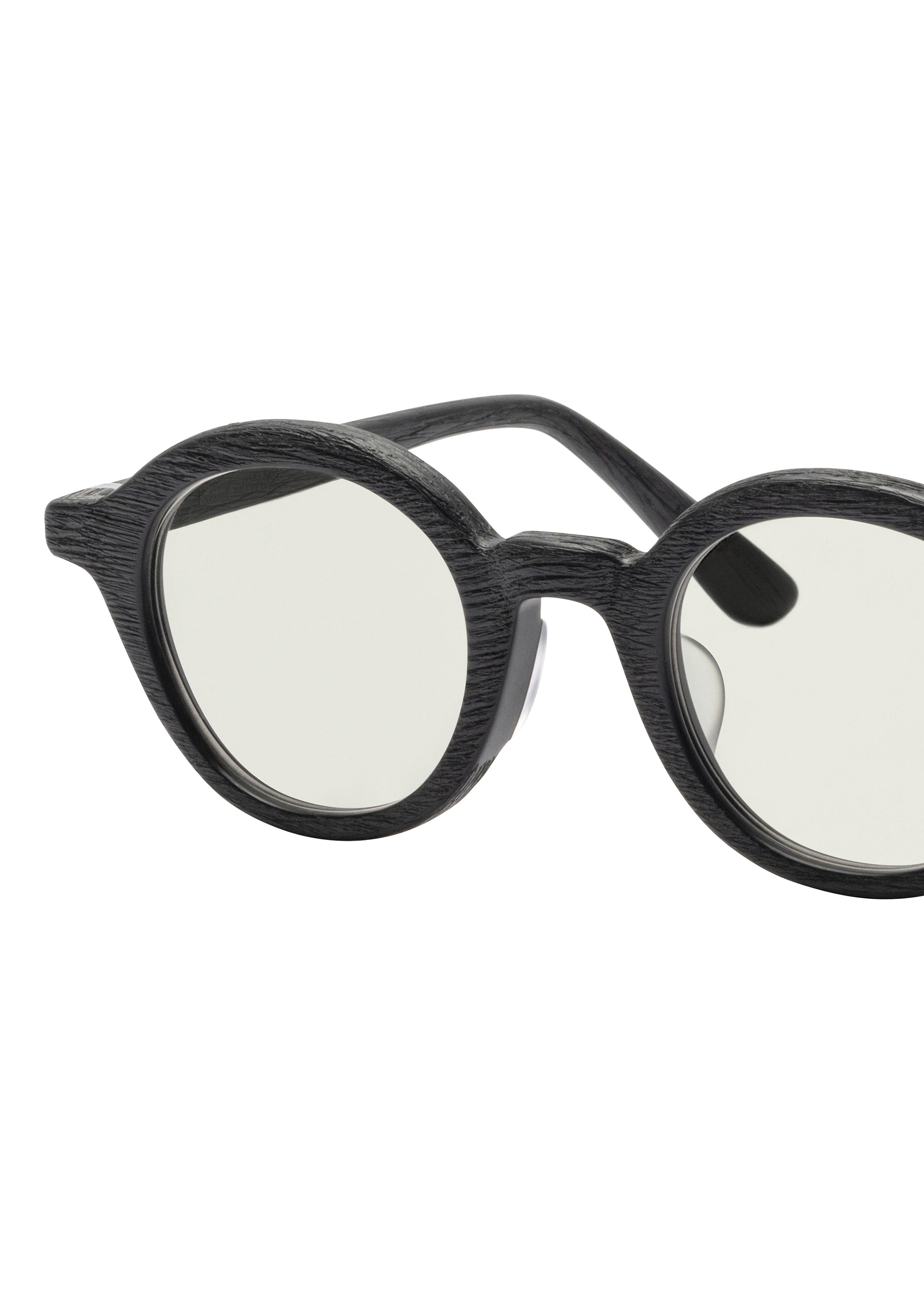 WOOD-ROUND Glasses Light Grey