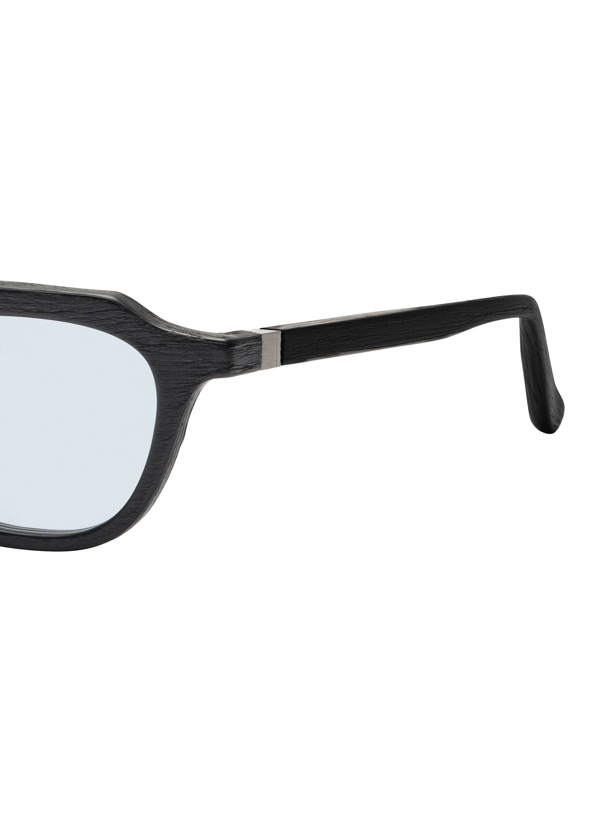 WOOD-HEXAGON Glasses Light Blue