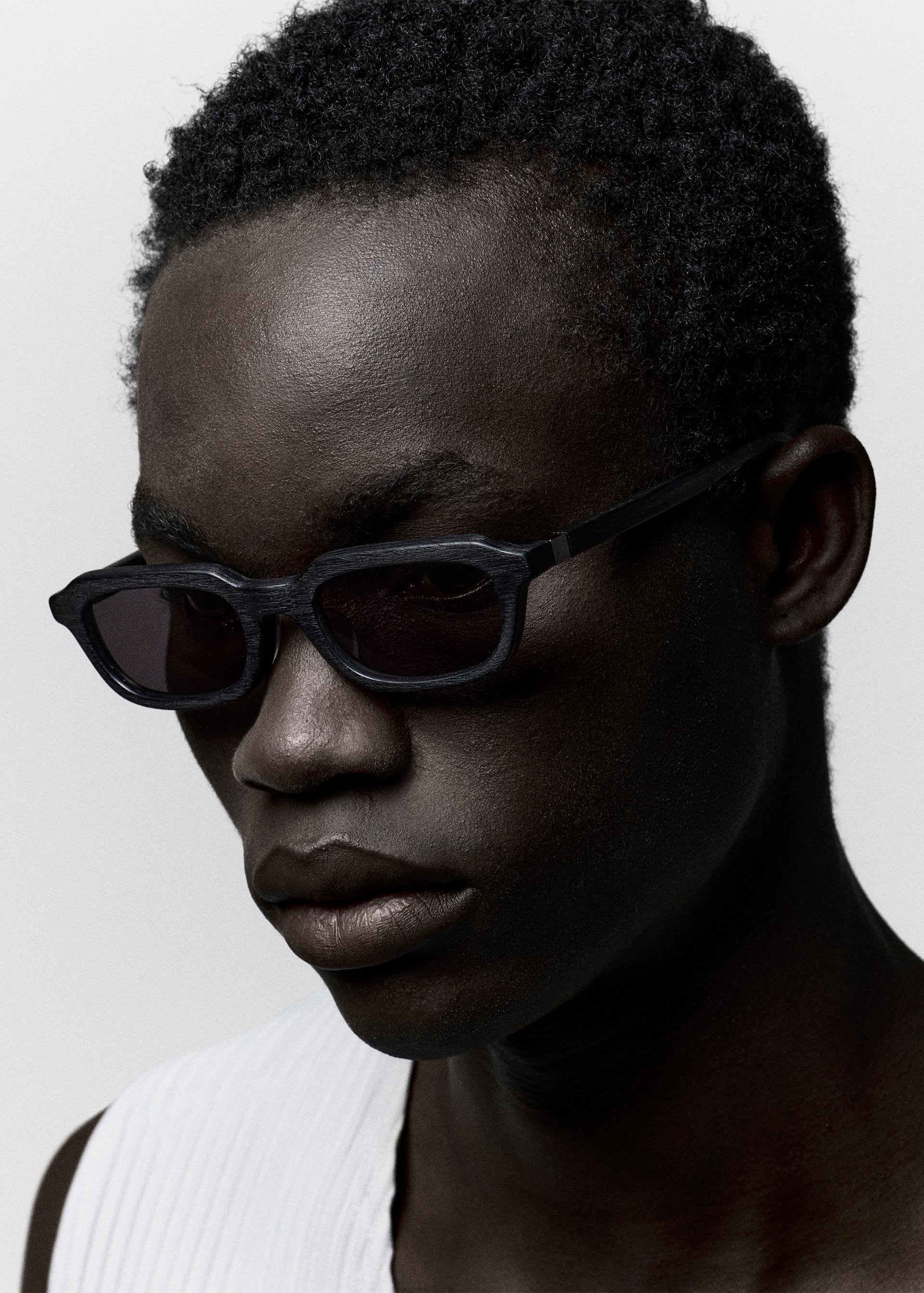 WOOD-SQUARE Glasses Dark Grey