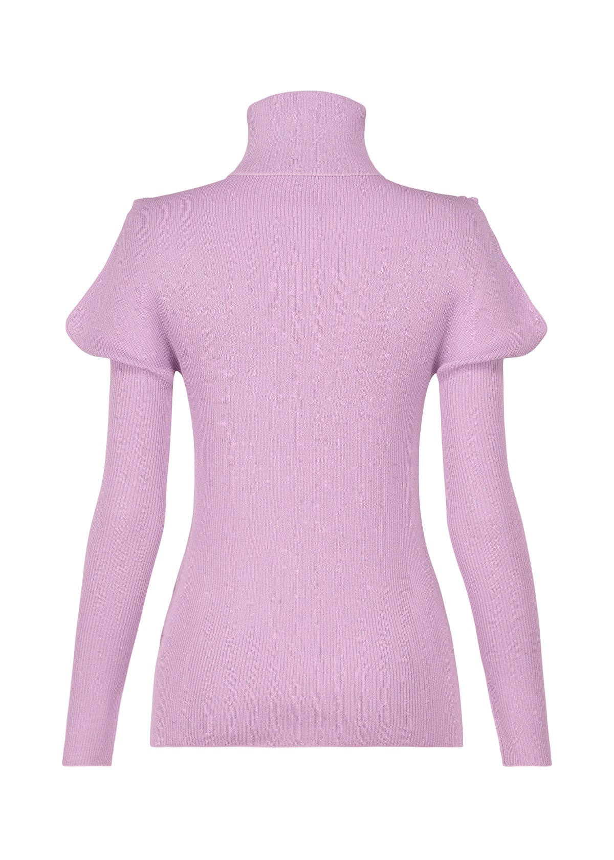 A detail shot of the 132 5. ISSEY MIYAKE FLAT RIB KNIT top